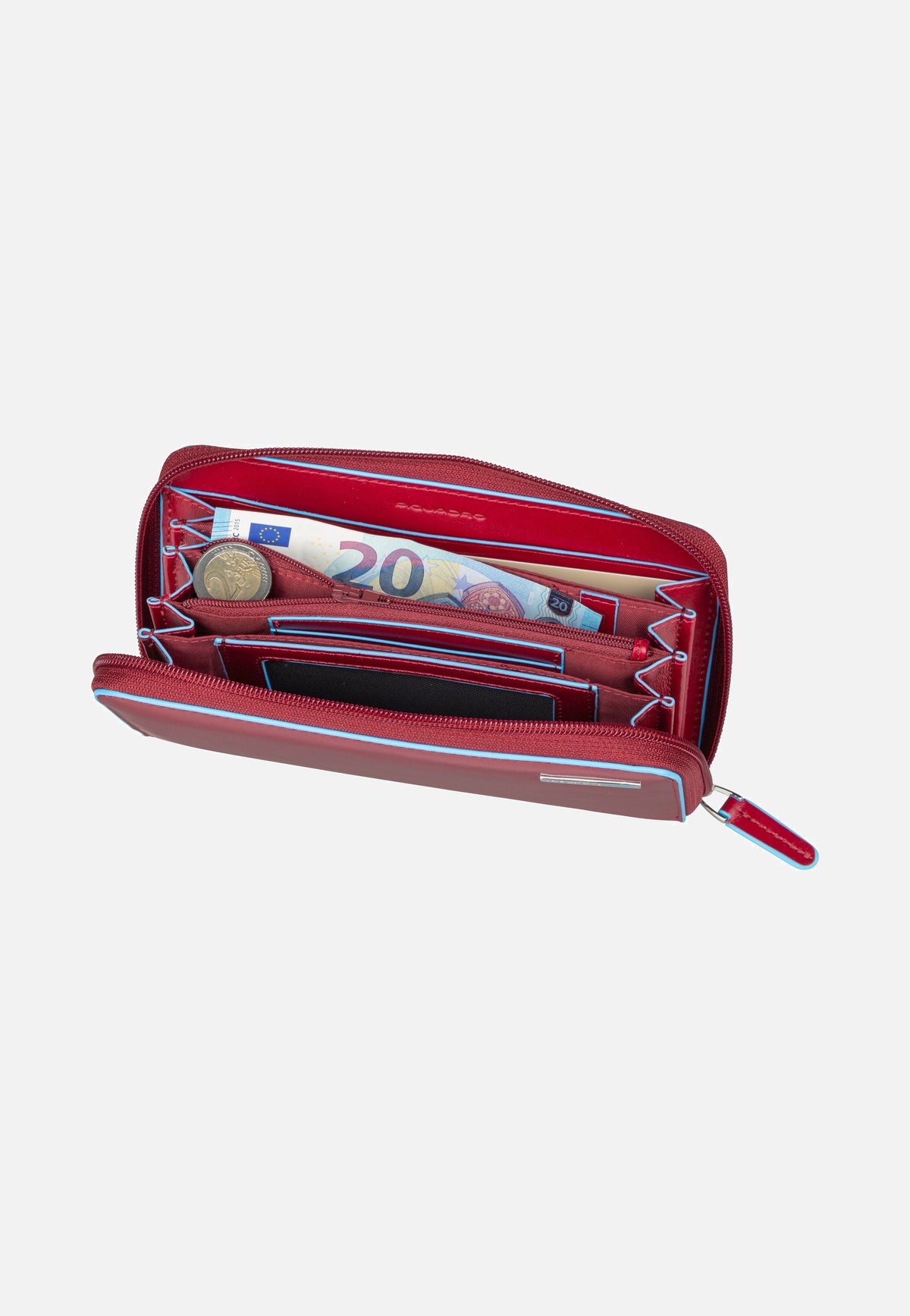 Piquadro Blue Square 1515 RFID Rosso Wallet