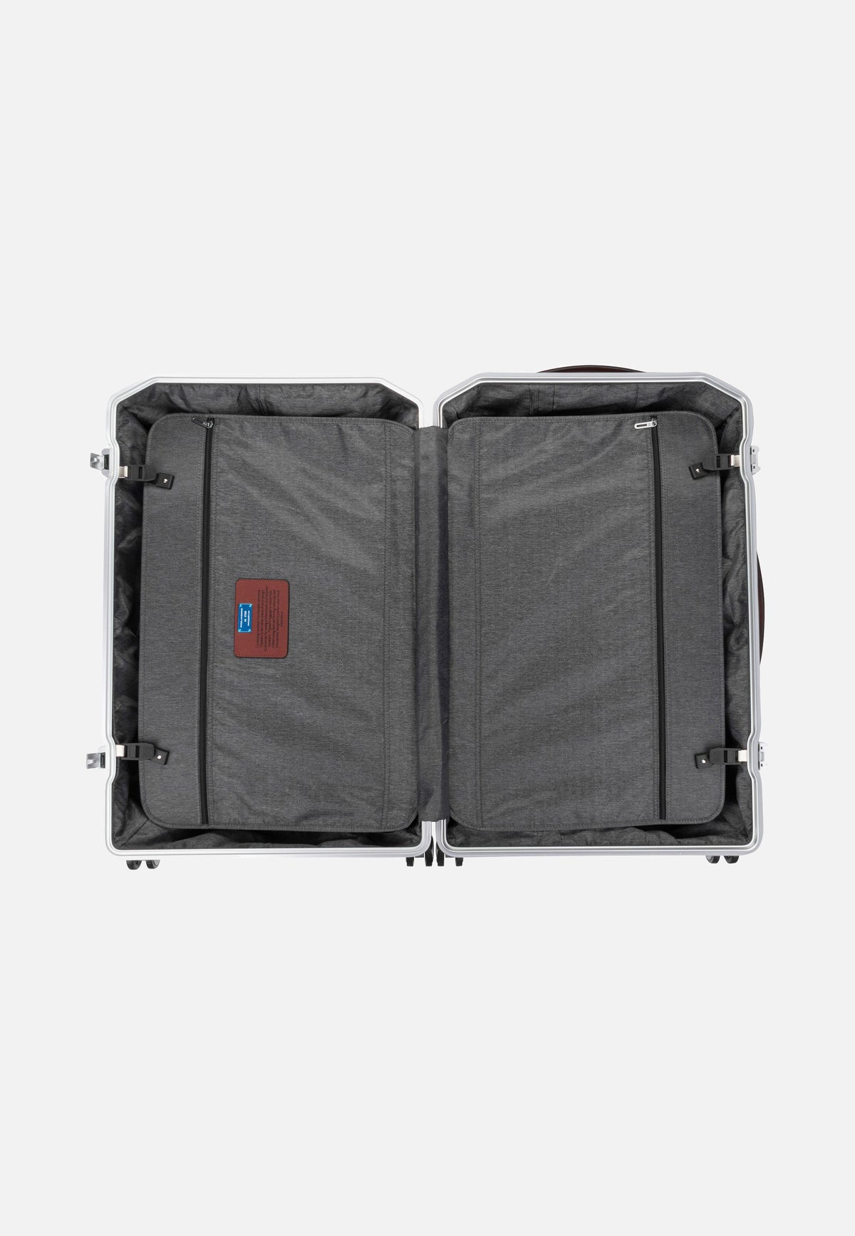 Piquadro PQ Alu Big Size Spinner Grigio-Cuoio Suitcase