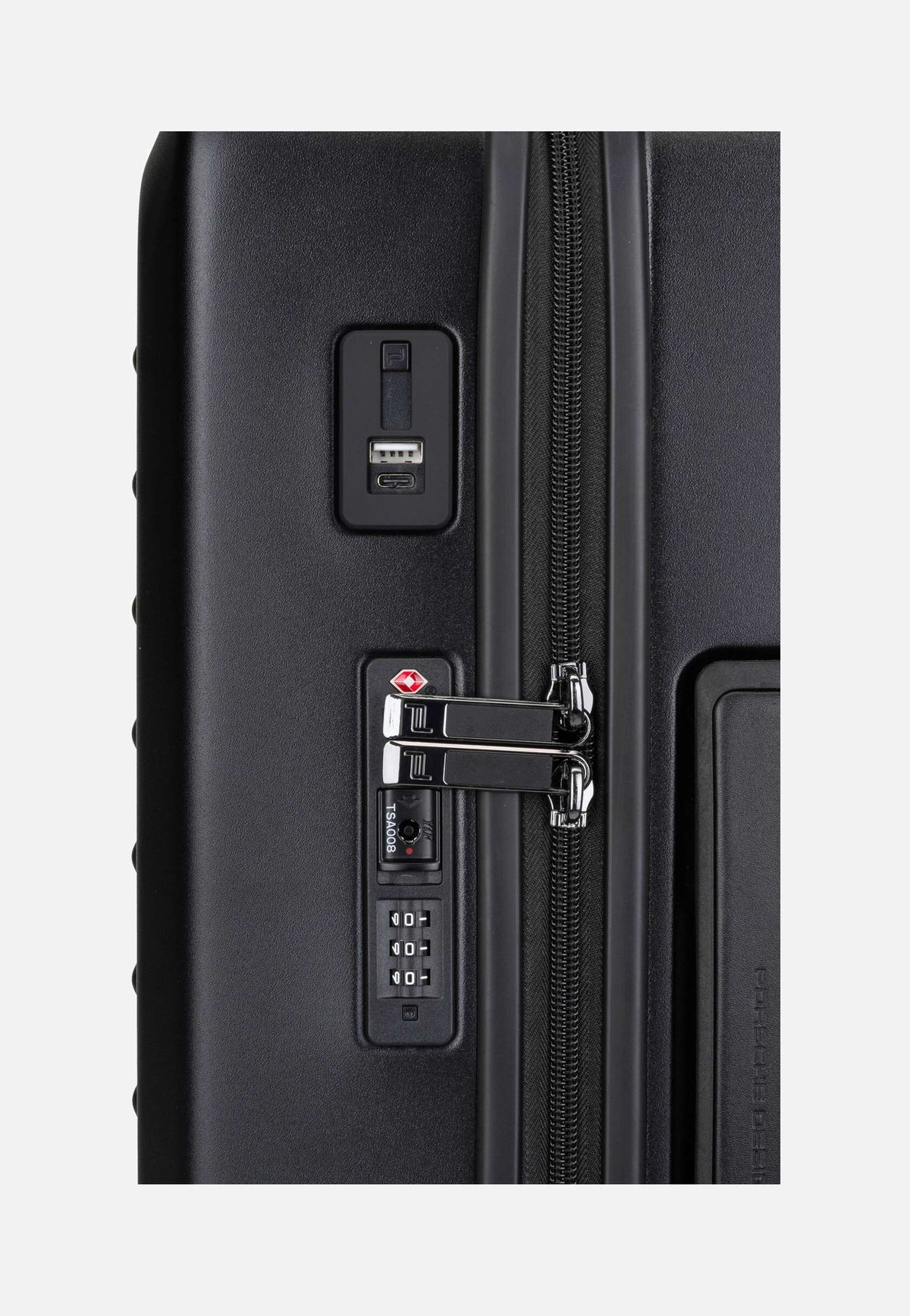 Porsche Design Roadster 4W Trolley S Black Matt Valigia