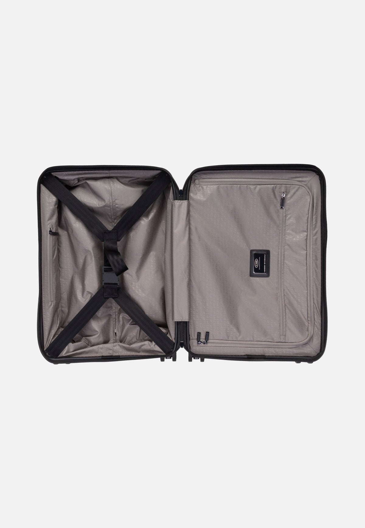 Porsche Design Roadster 4W Trolley S Shiny Black Suitcase