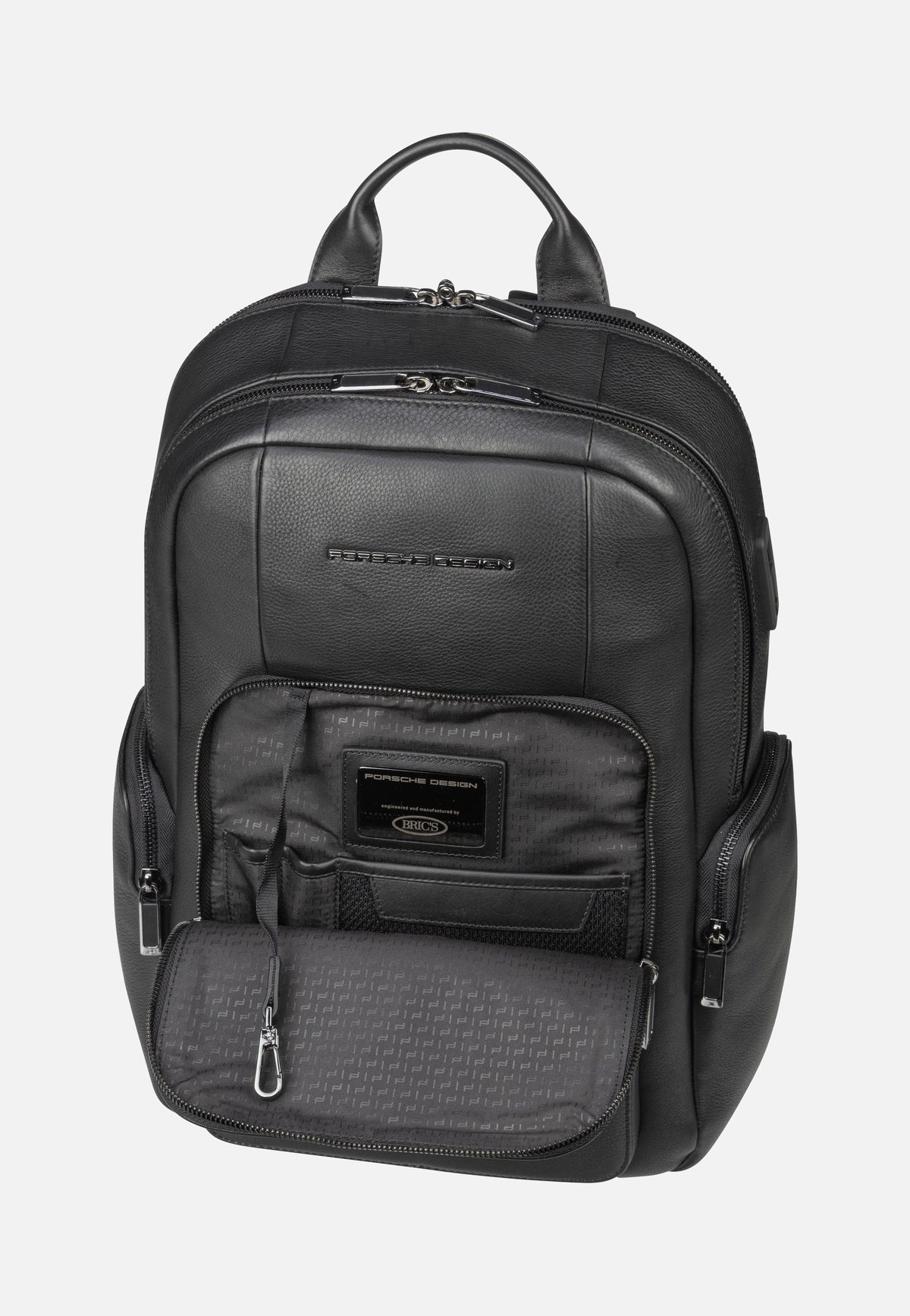 Porsche Design Roadster Leather M1 Black Zaino