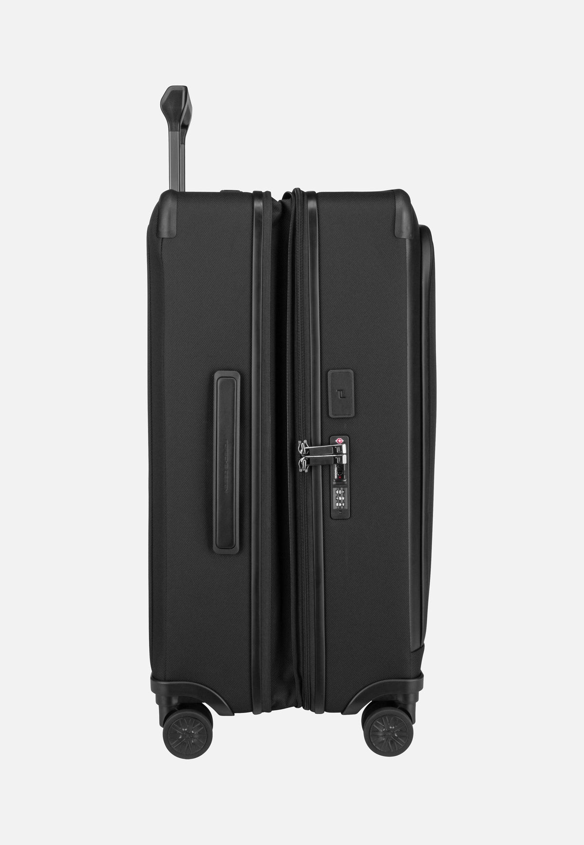 Porsche Design Roadster Nylon 4W Trolley M Exp Black Suitcase