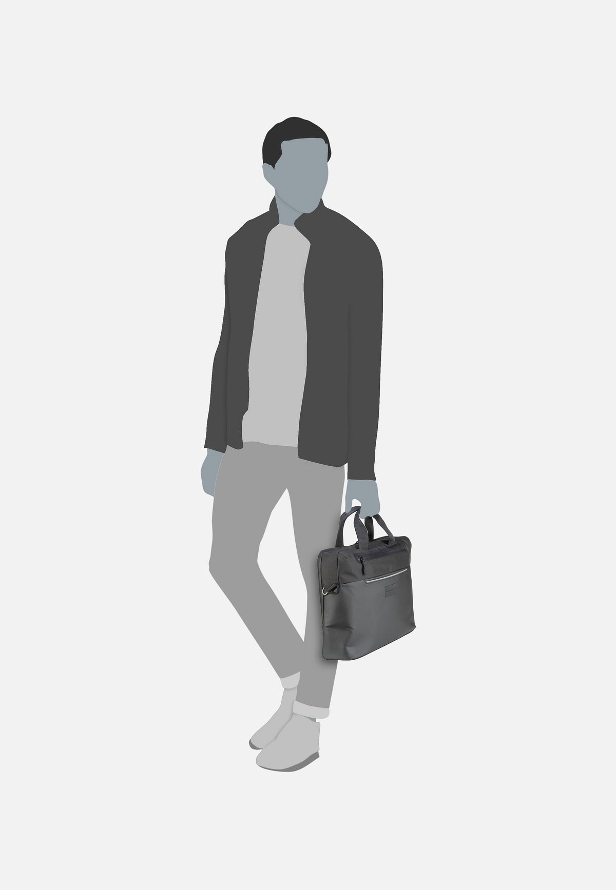 Porsche Design Urban Eco M Black Briefcase