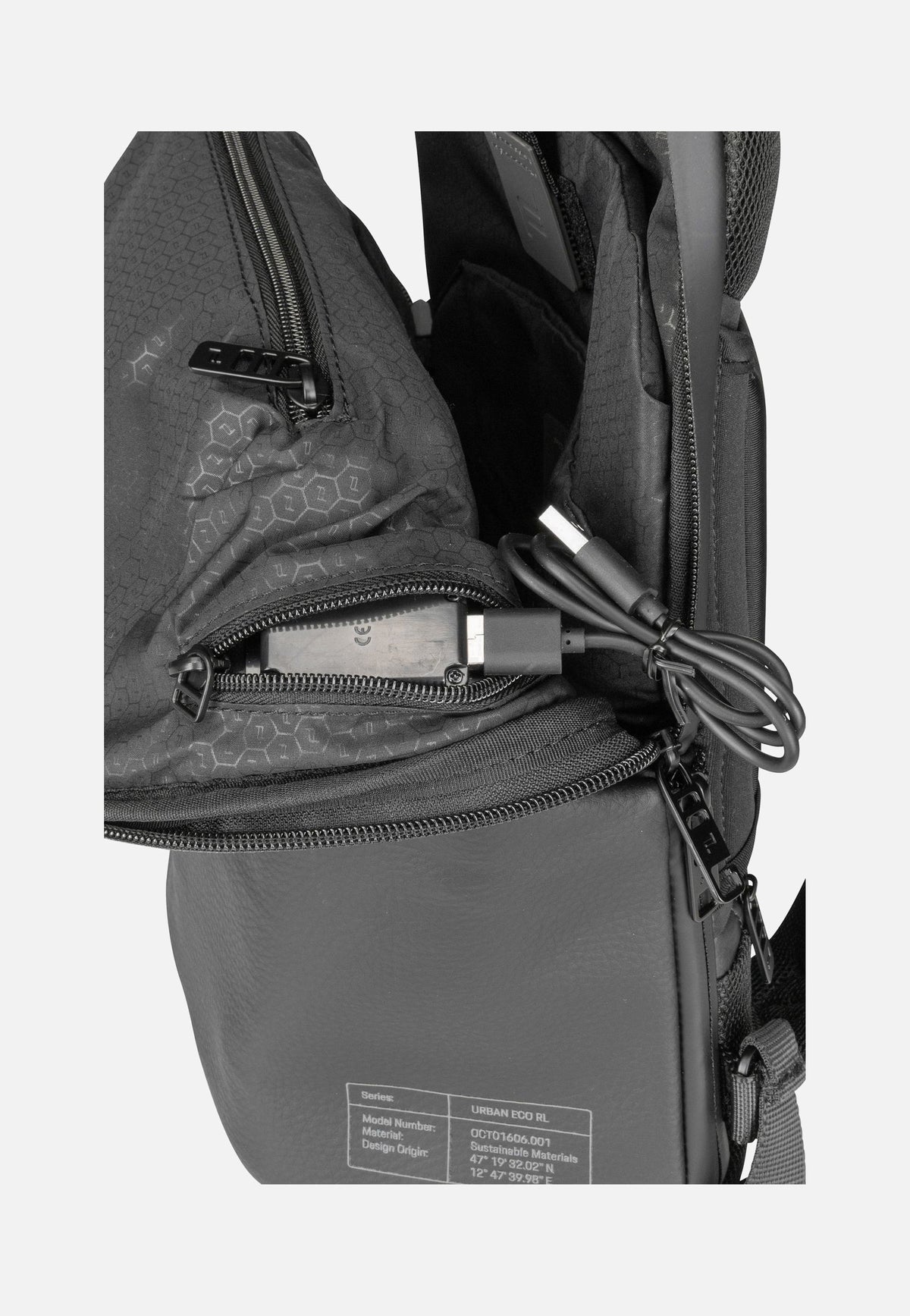 Porsche Design Urban Eco Leather XS Black Backpack