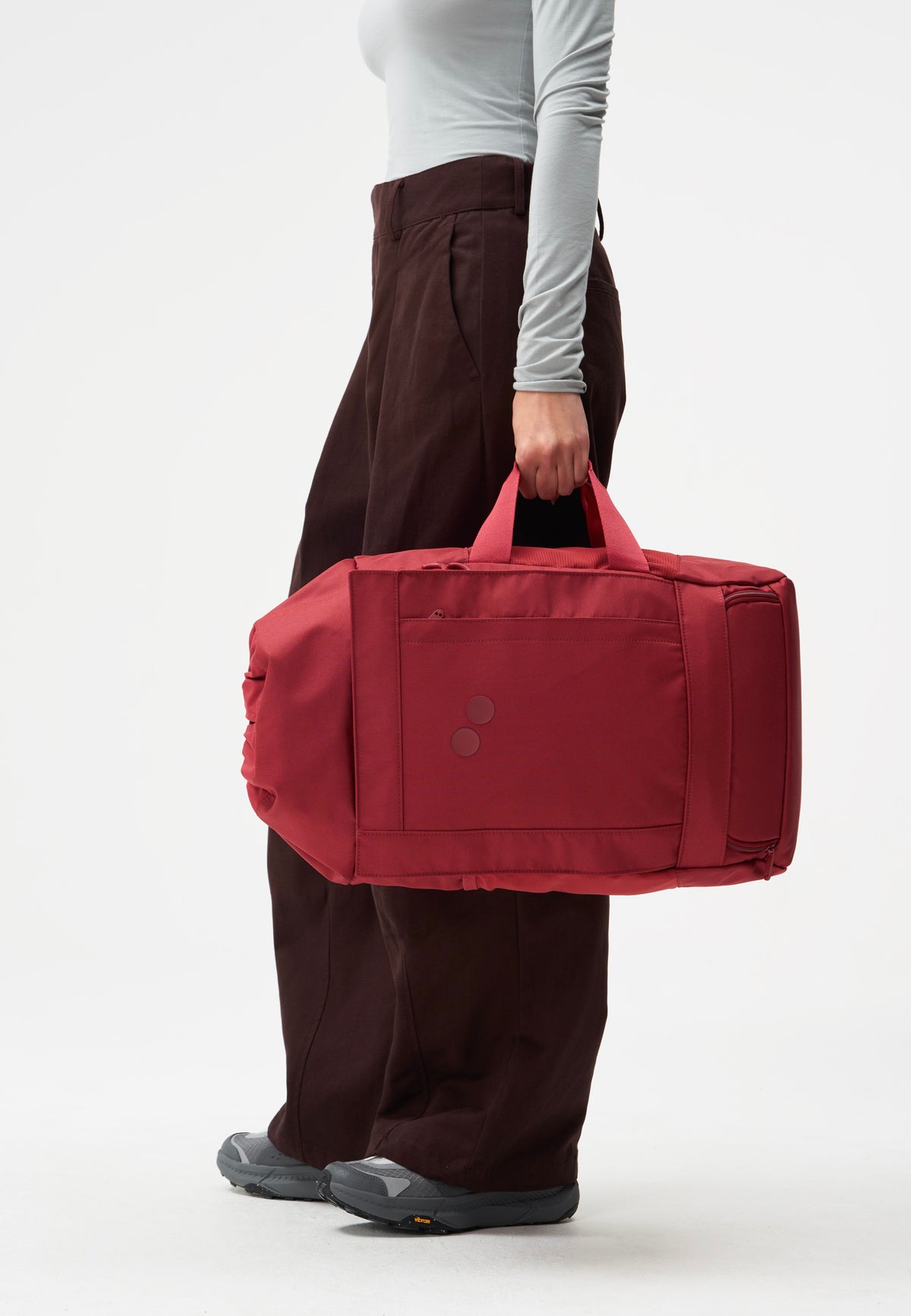 pinqponq Blok Medium Sienna Red Zaino da viaggio