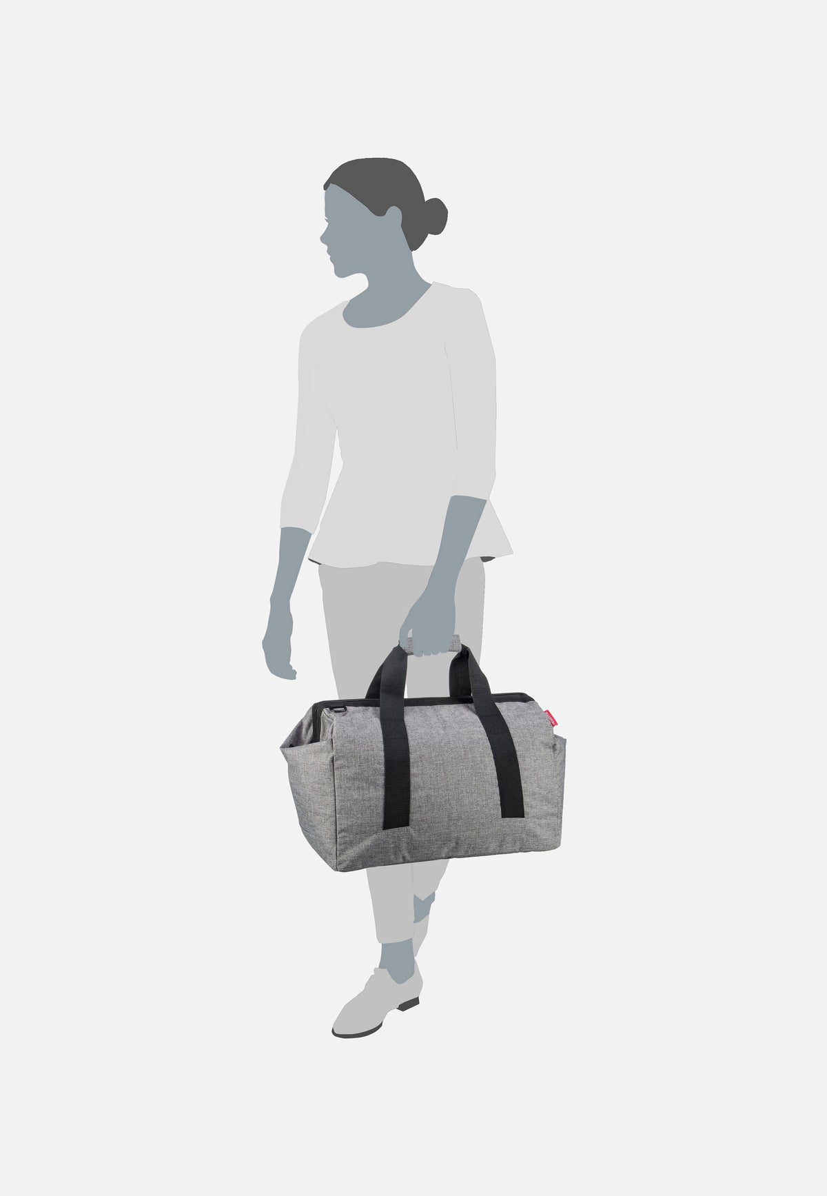 reisenthel Allrounder L Twist Silver Weekender