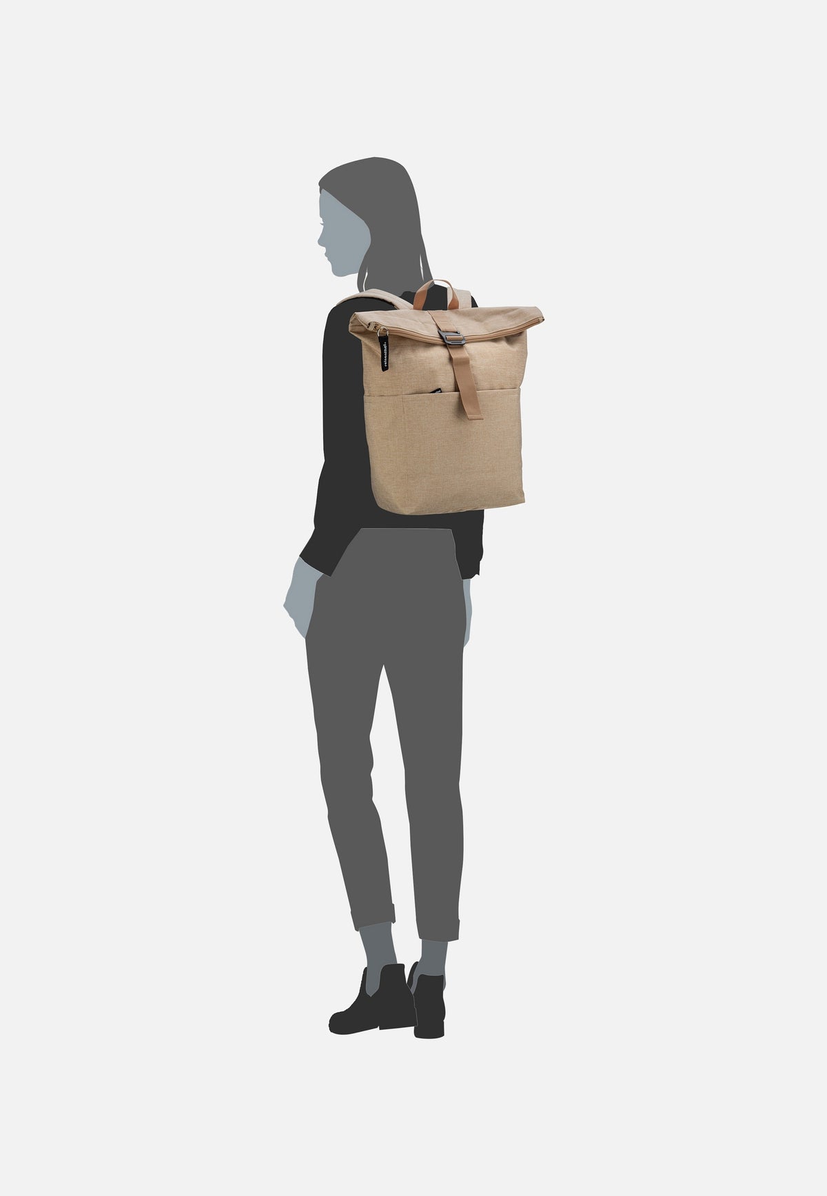 reisenthel rolltop Twist Coffee Rolltop Rugzak