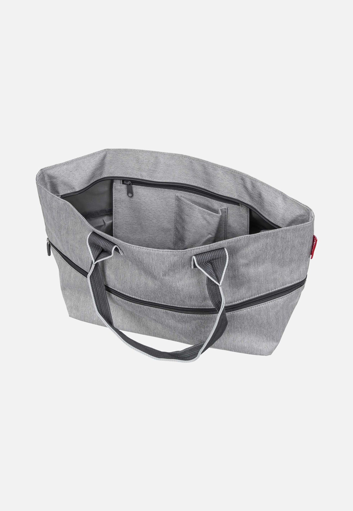 reisenthel Shopper E1 Herringbone Grey Boodschappentas