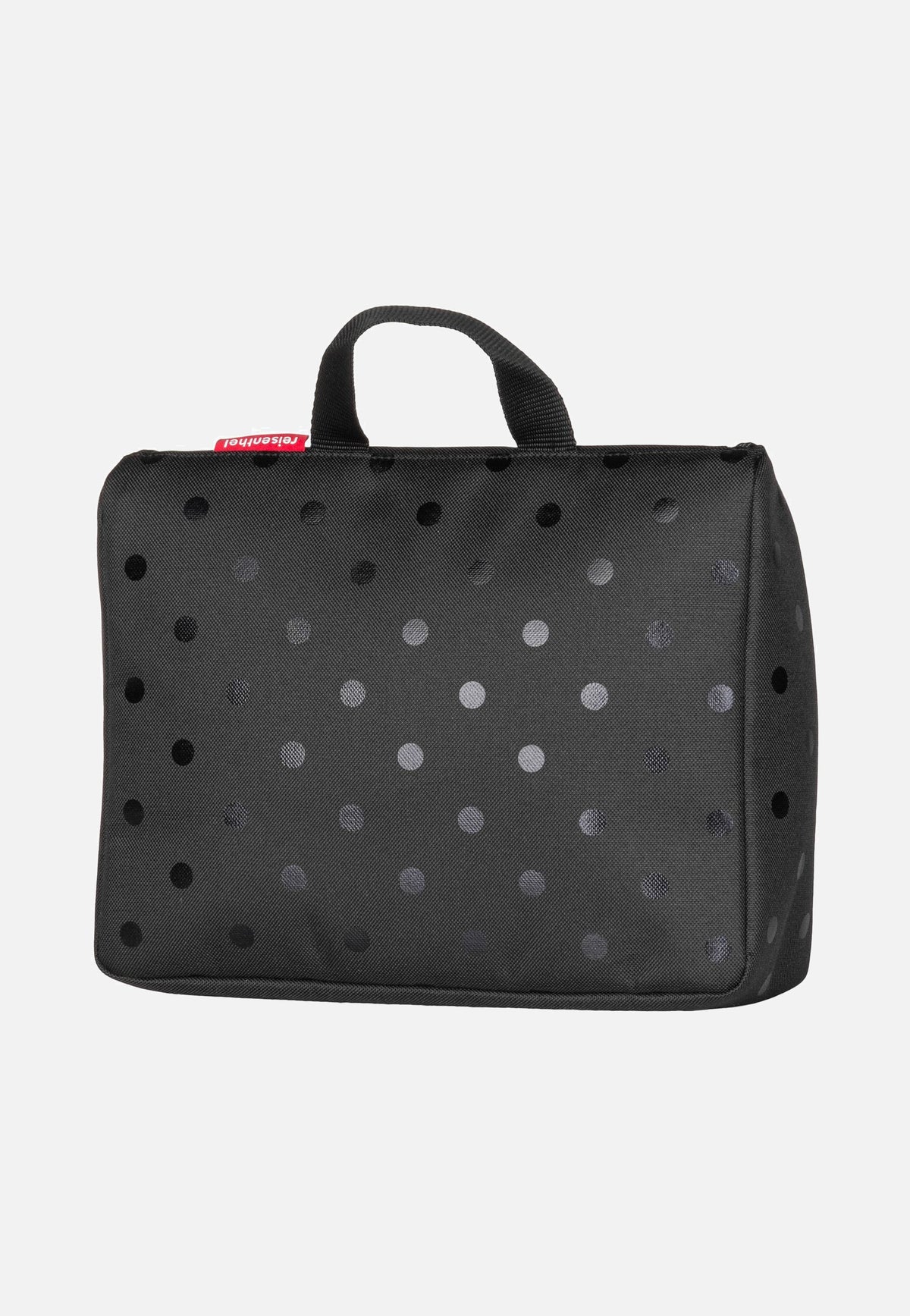 reisenthel Toiletbag XL Glossy Dots Black Toiletry Bag