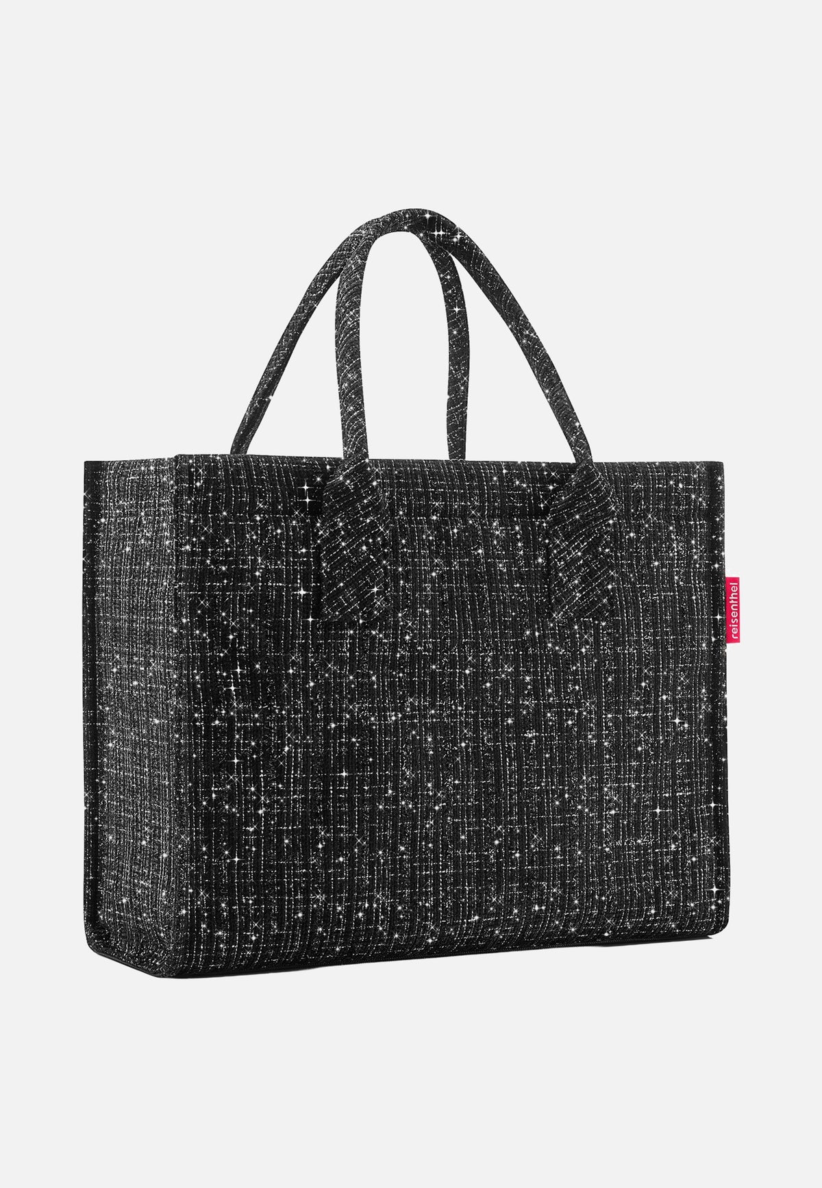 reisenthel Daily Shopper Bouclé Black Bolsa de mano