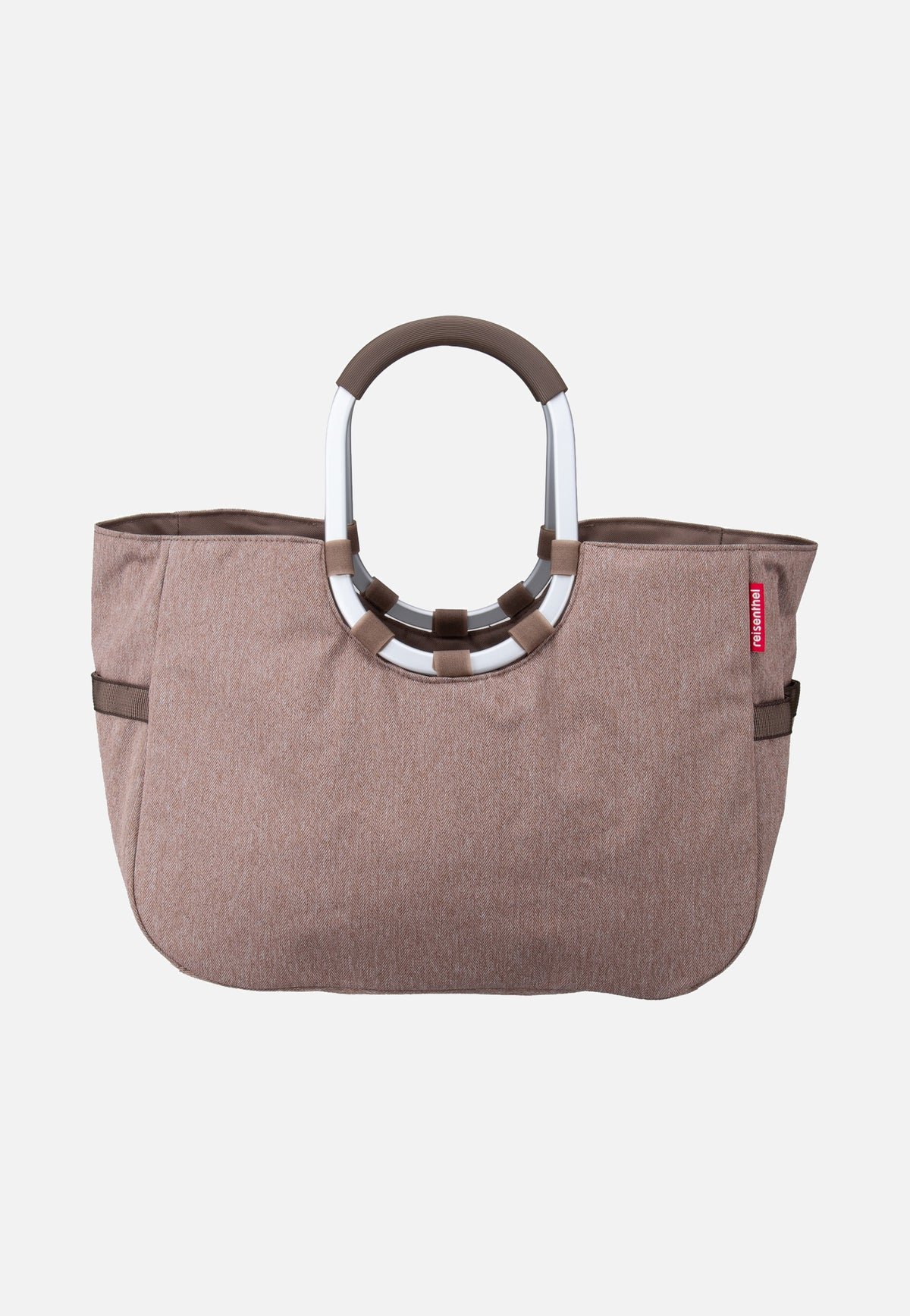 reisenthel Loopshopper L Herringbone Mokka Shopping Basket