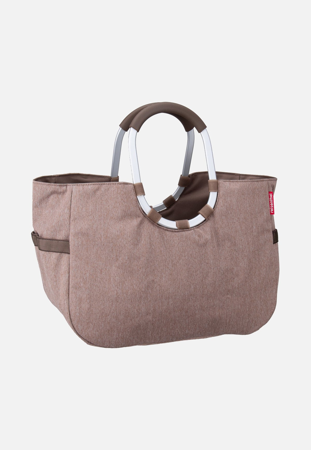 reisenthel Loopshopper L Herringbone Mokka Shopping Basket