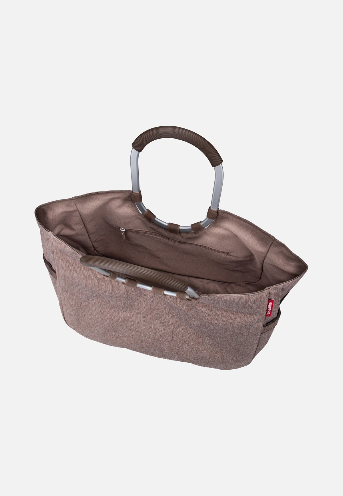 reisenthel Loopshopper L Herringbone Mokka Shopping Basket
