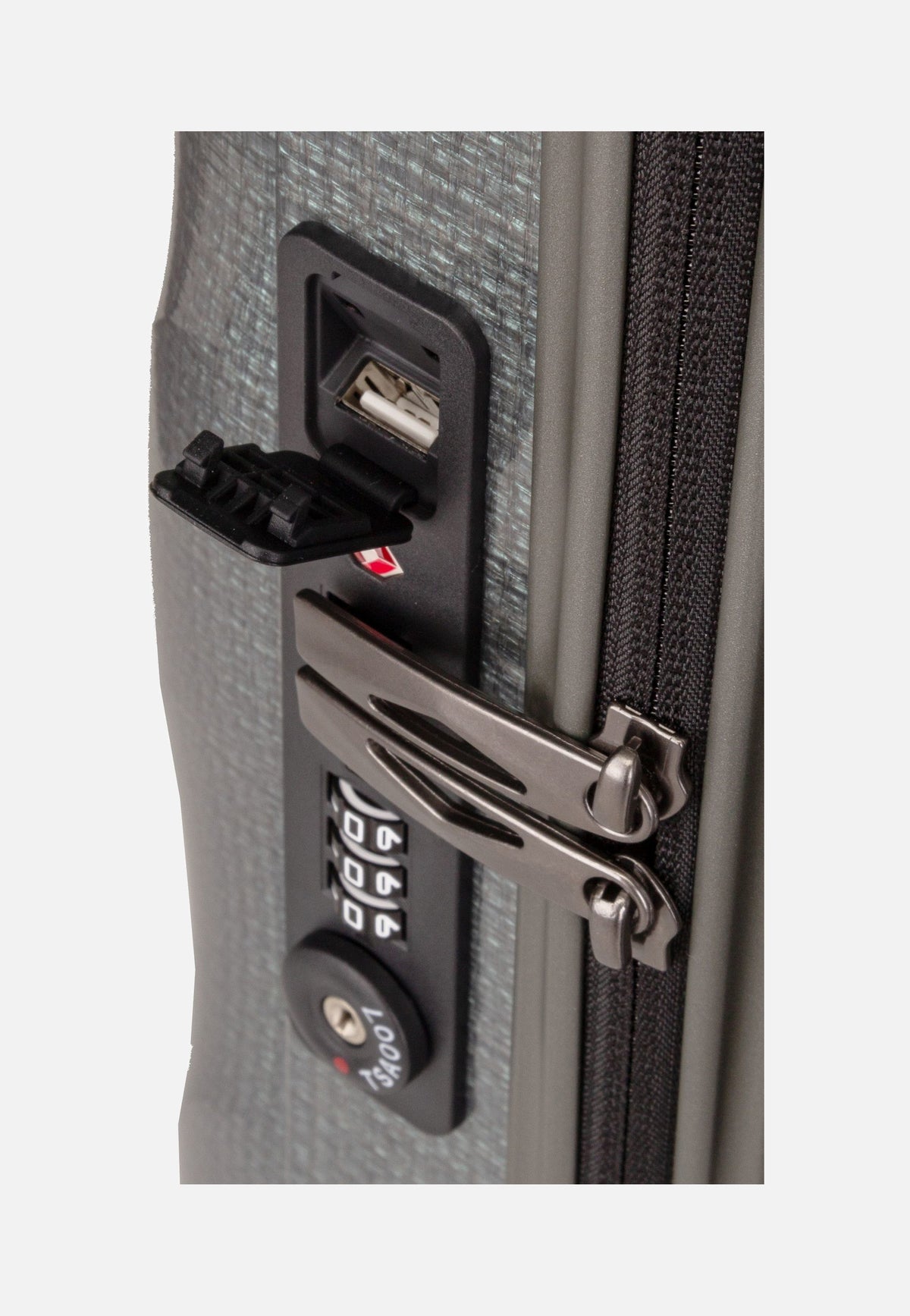 Samsonite C-Lite Spinner 55 Metallic Green Valise