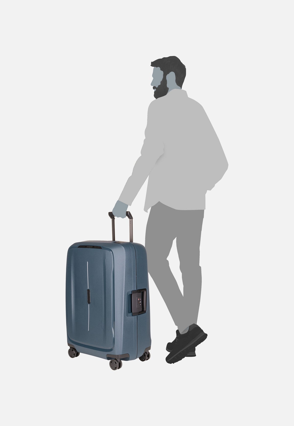 Samsonite Essens Spinner 69 Midnight Blue Valigia