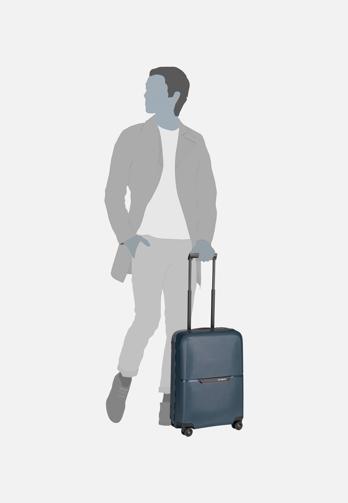 Samsonite Magnum 2 Spinner 55/20 Midnight Blue Maleta