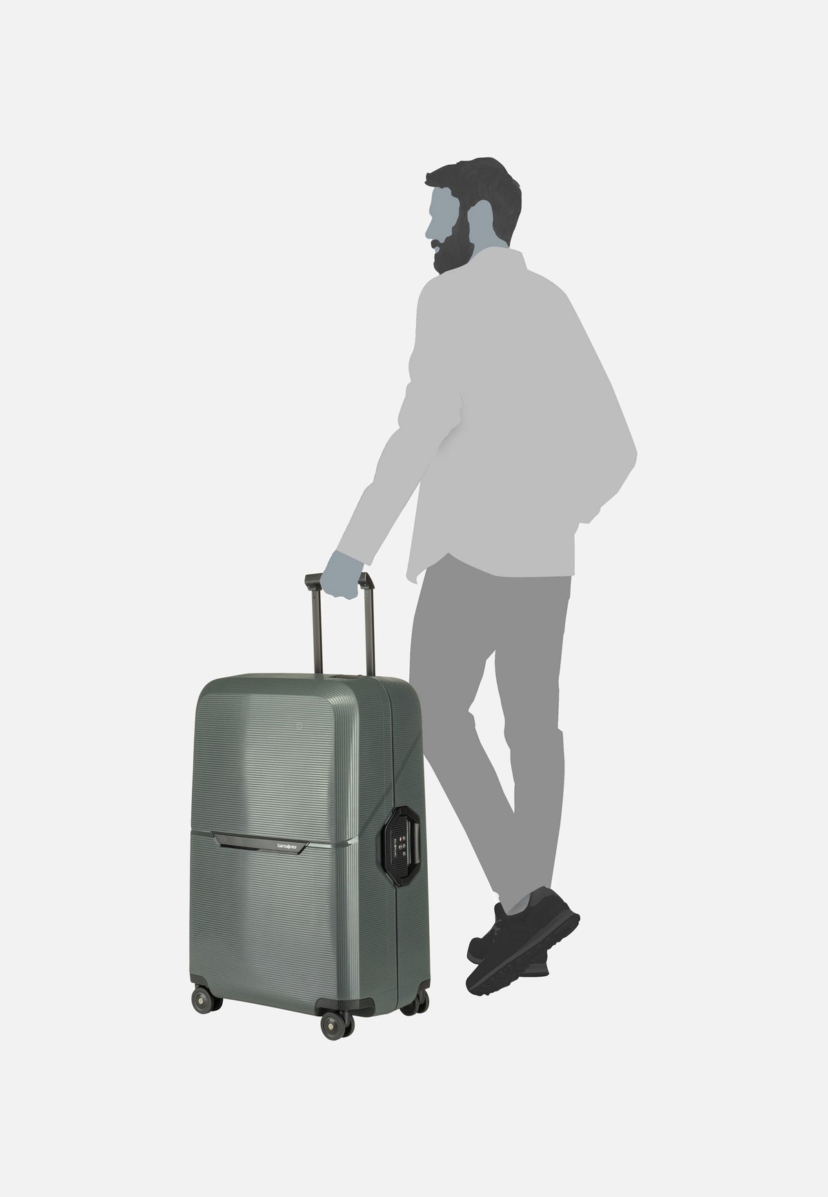 Samsonite Magnum 2 Spinner 75/28 Forest Green Suitcase