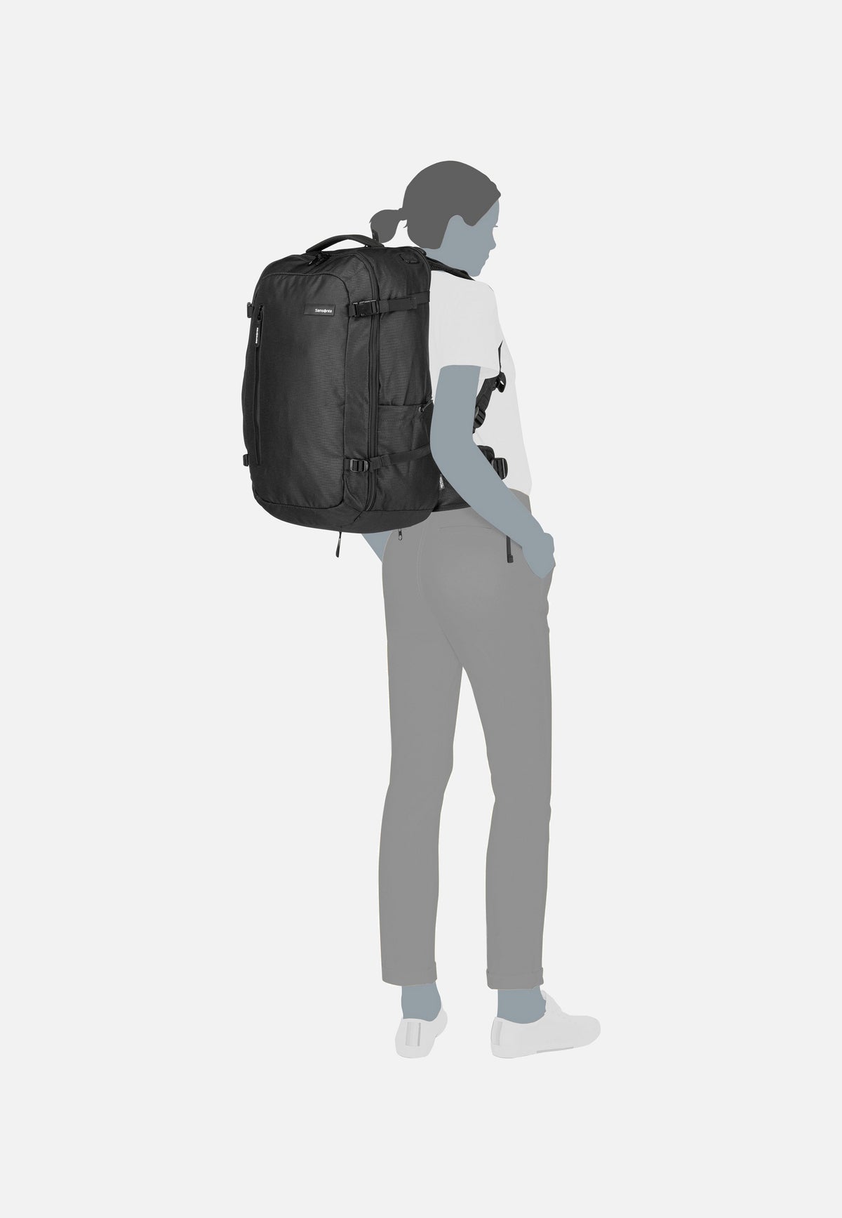 Samsonite Roader Travel S 38L Deep Black Zaino da viaggio