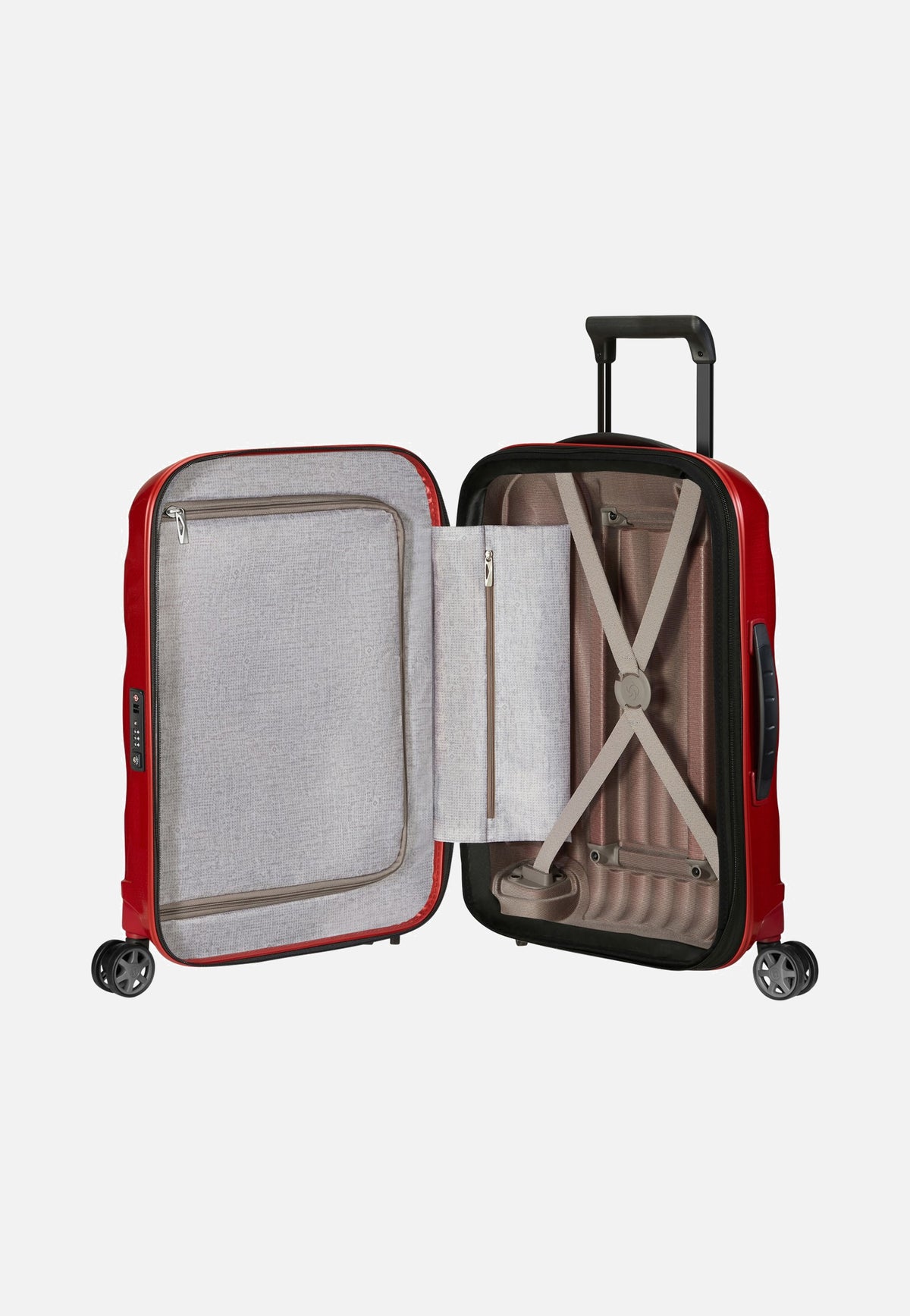Samsonite C-Lite Spinner 55/20 Exp Chili Red Valise