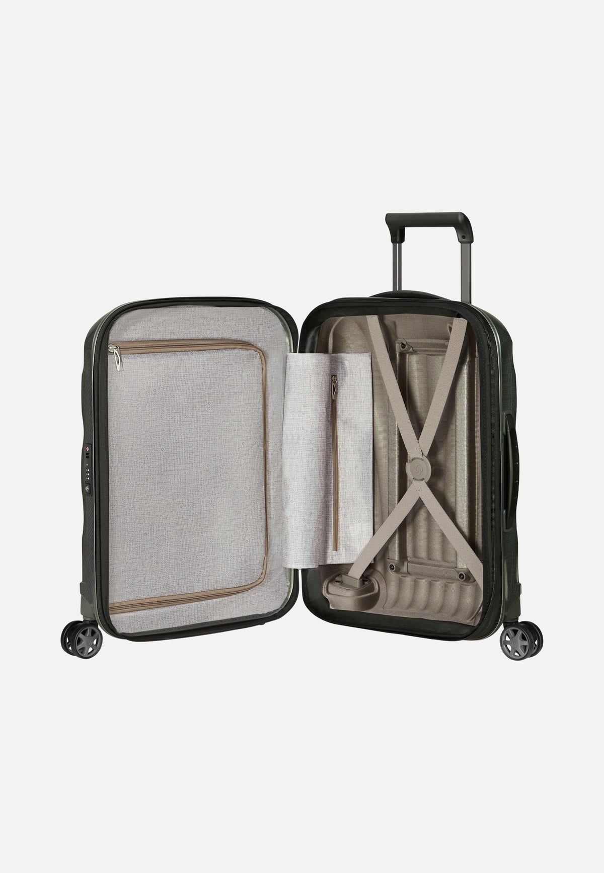 Samsonite C-Lite Spinner 55/20 Exp Metallic Green Suitcase