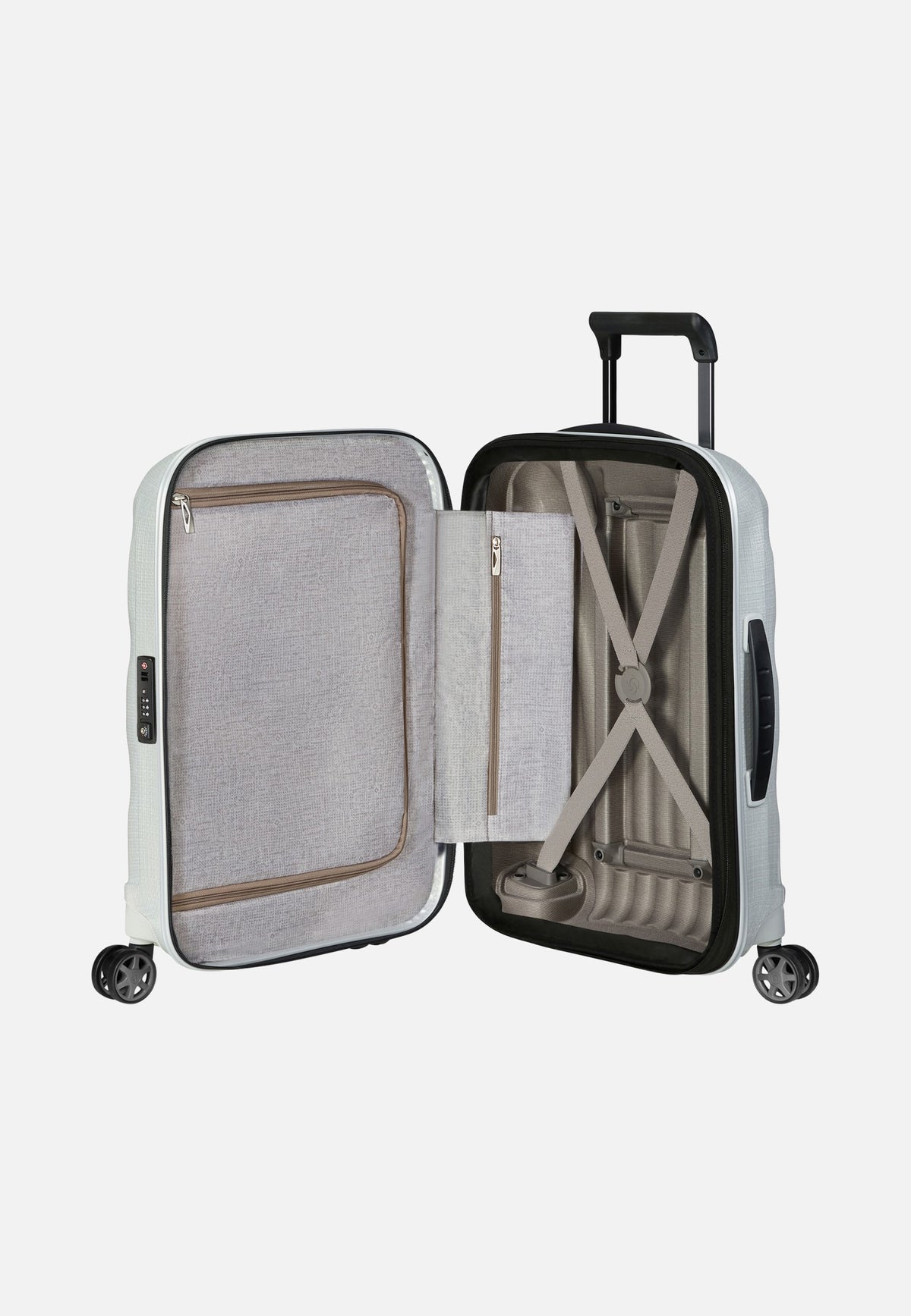 Samsonite C-Lite Spinner 55/20 Exp Off White Valise