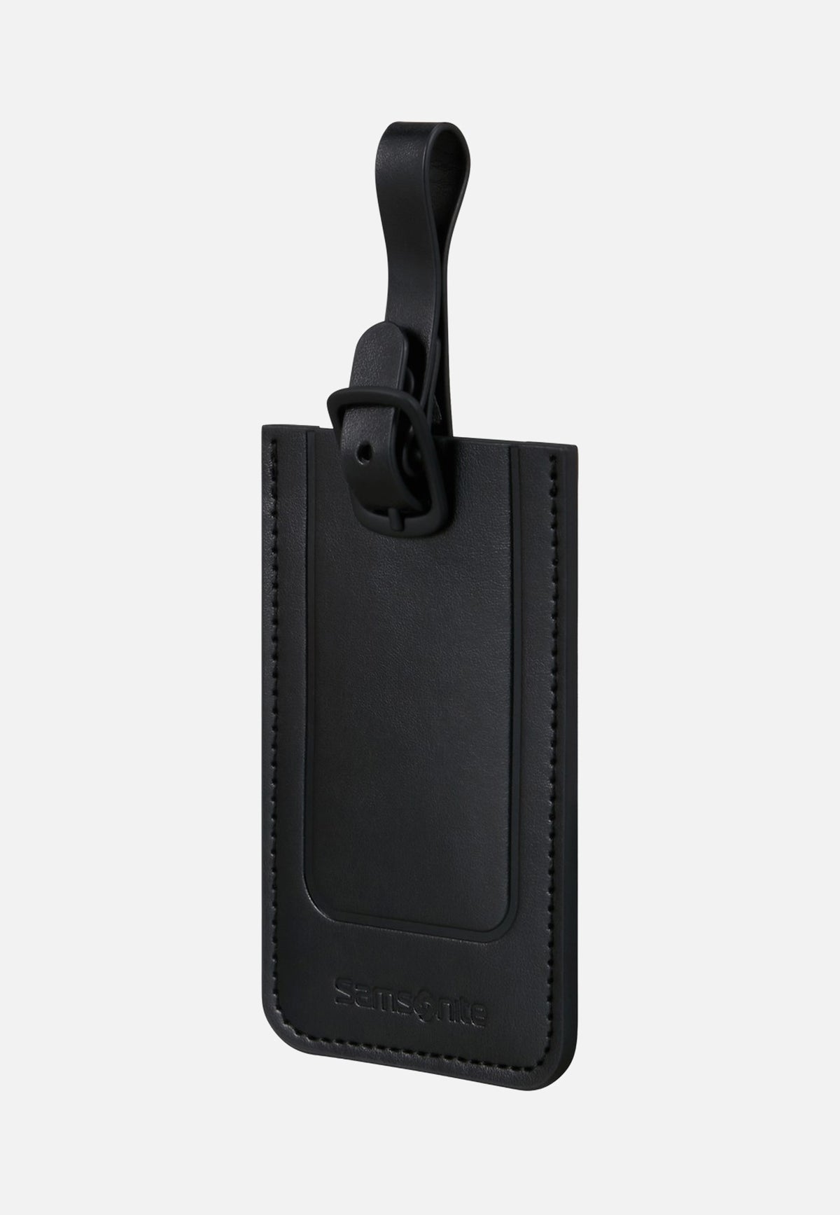 Samsonite Rectangle Luggage Tag Pack Of 2 Black Etichetta per valigia
