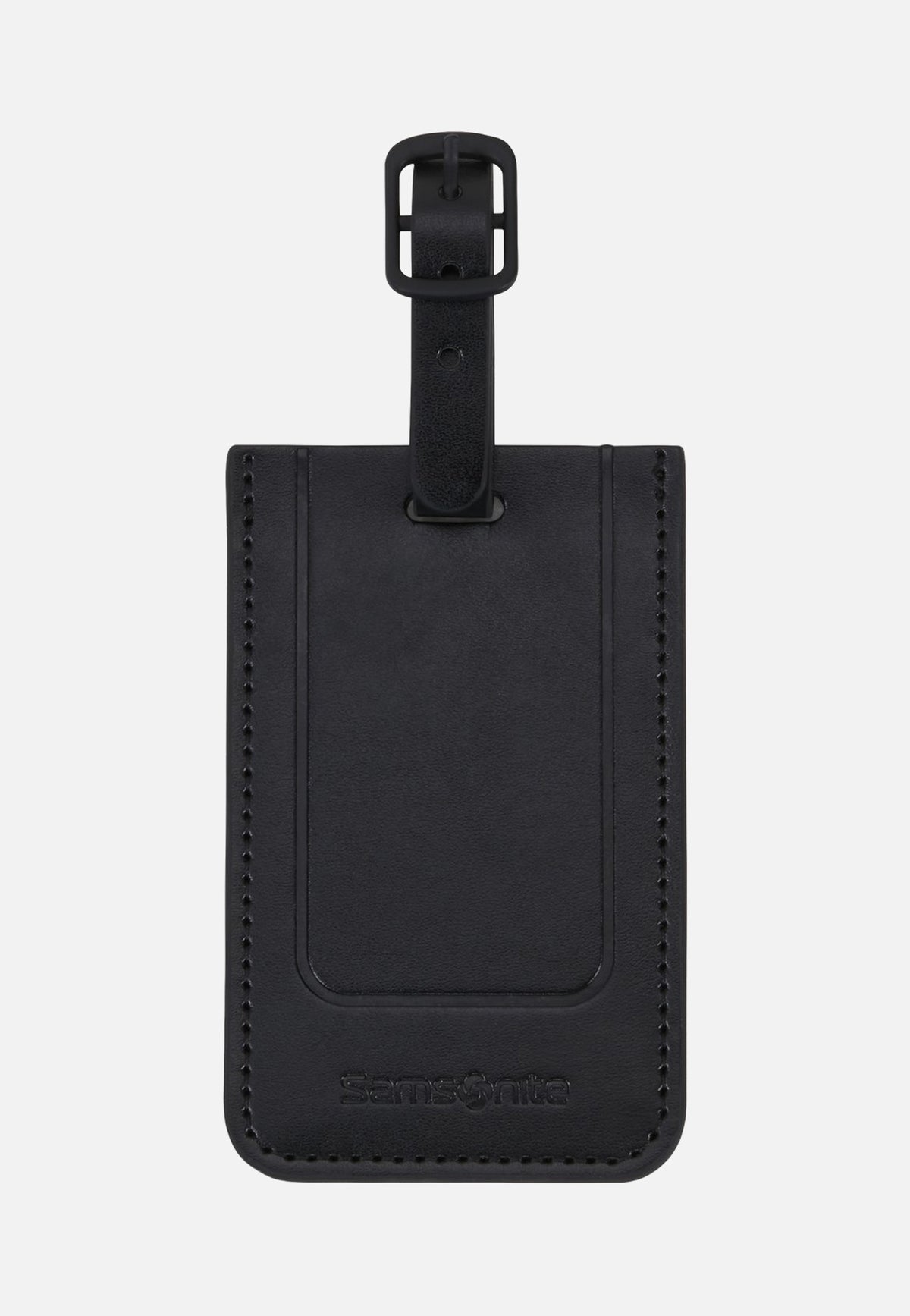 Samsonite Rectangle Luggage Tag Pack Of 2 Black Etichetta per valigia