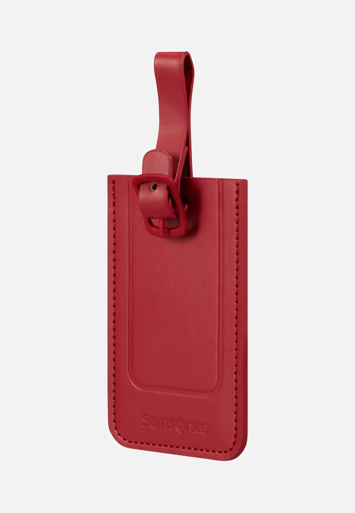 Samsonite Rectangle Luggage Tag Pack Of 2 Red Etiqueta equipaje
