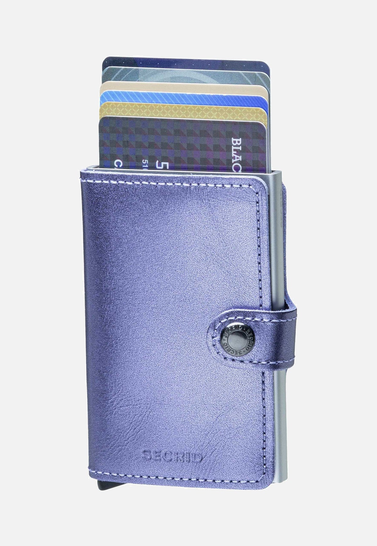 Secrid Miniwallet Metallic Metallic Lila-Silver Wallet
