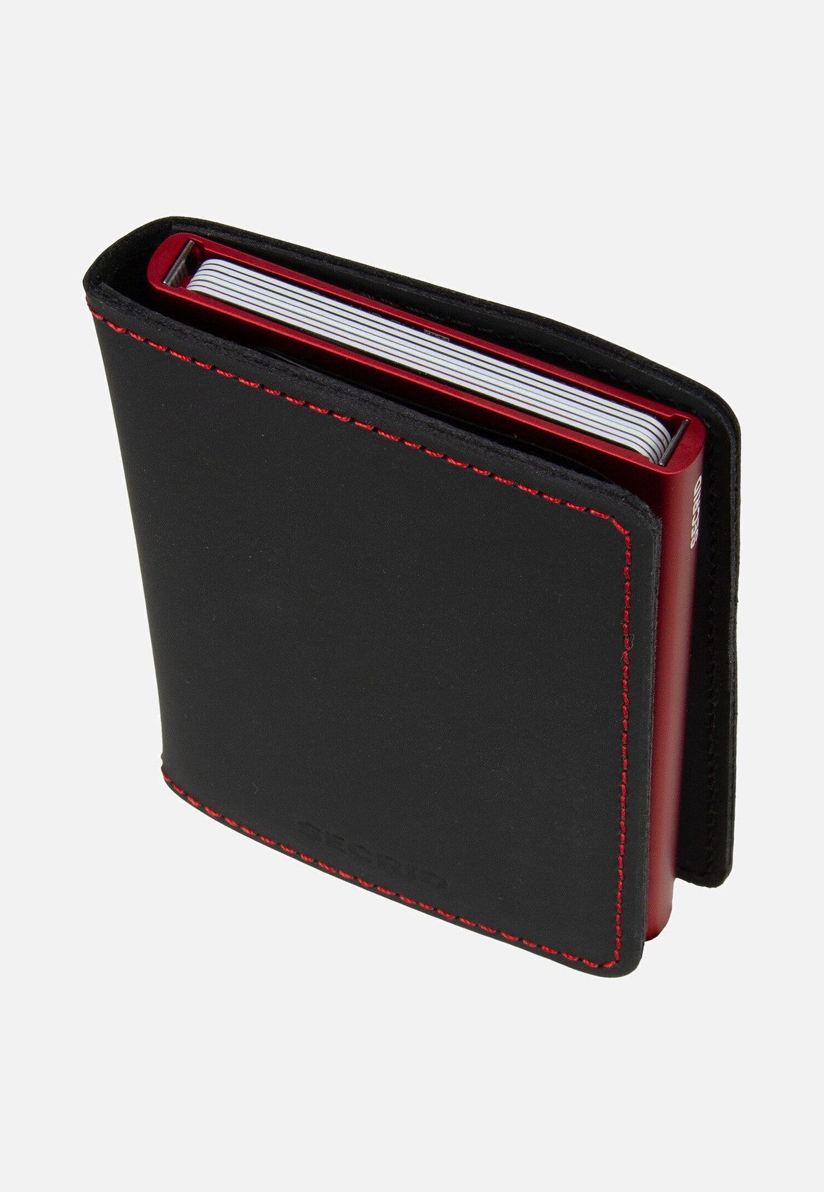 Secrid Slimwallet Matte Black & Red Wallet