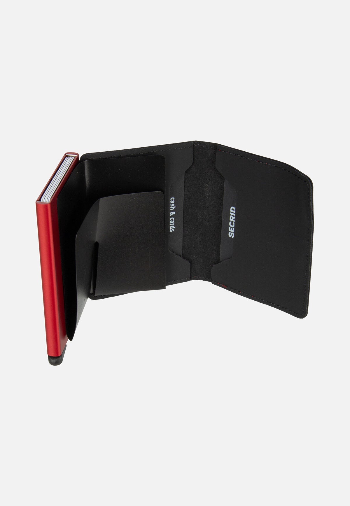Secrid Slimwallet Matte Black & Red Wallet