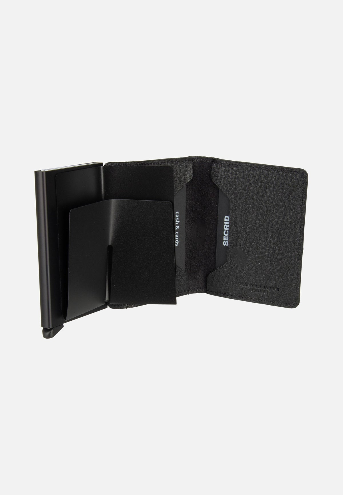 Secrid Slimwallet Veg Tanned Black-Black Wallet