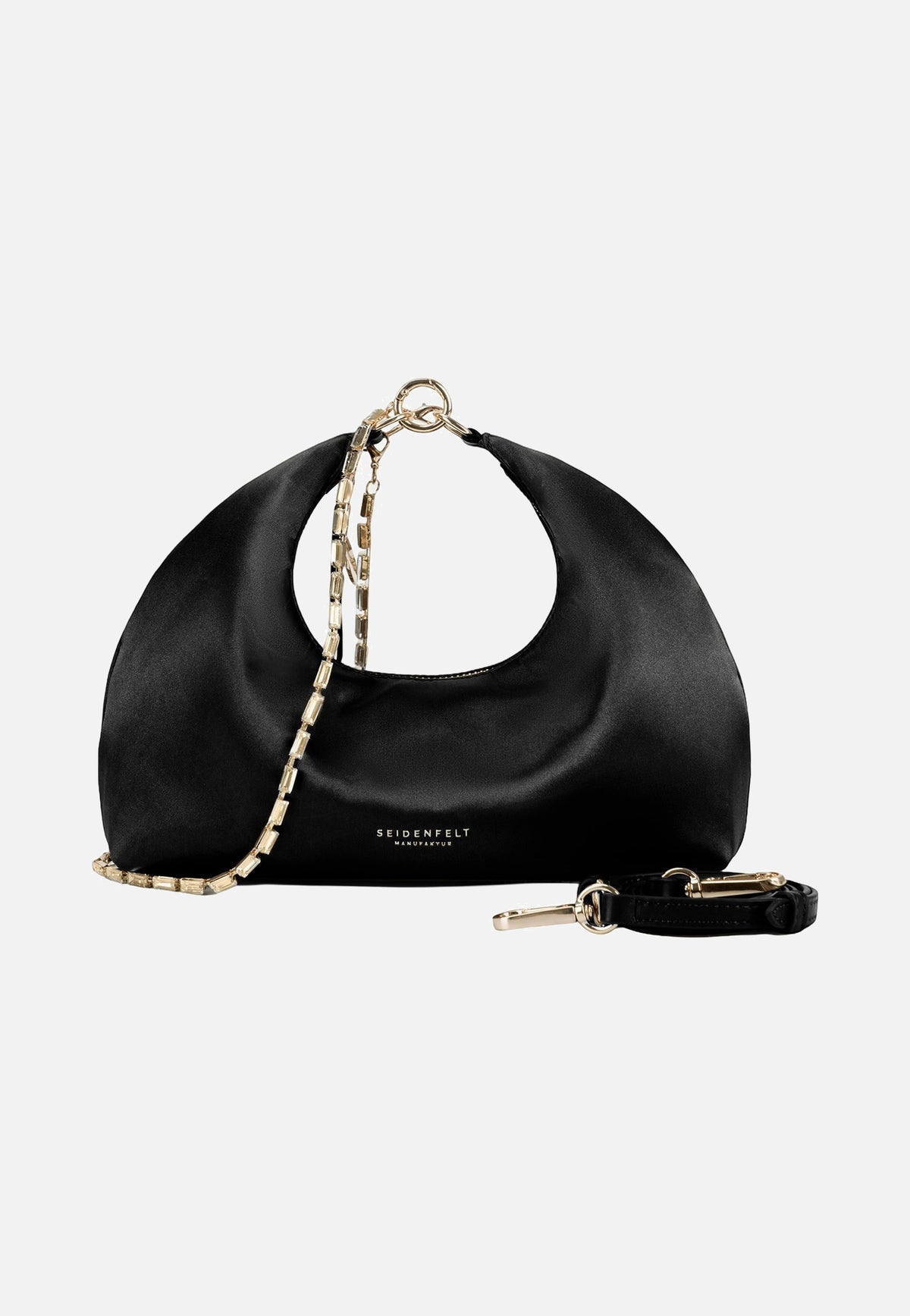 Seidenfelt Kitee Black Evening Bag