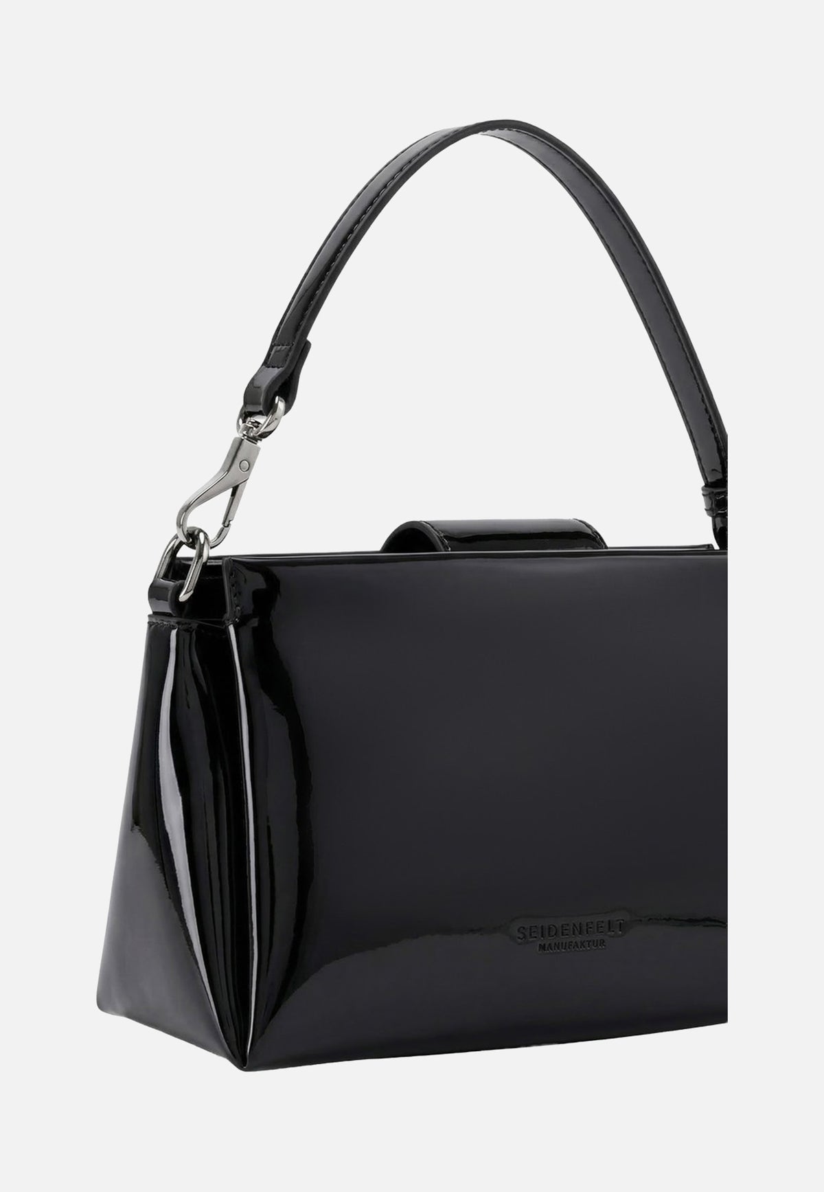 Seidenfelt Mariehamn Patent Black Borsa da sera