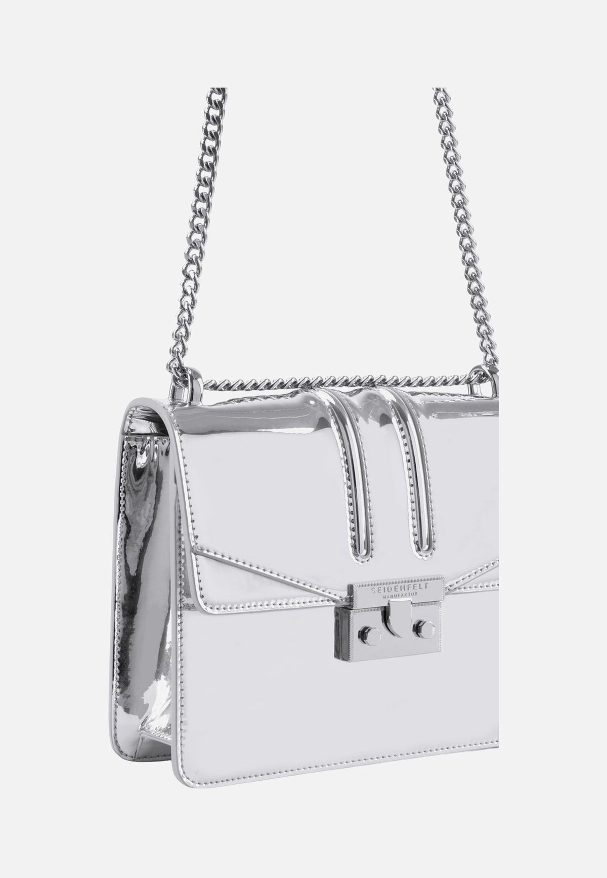 Seidenfelt Roros Mirror Mirror Silver Borsa da sera