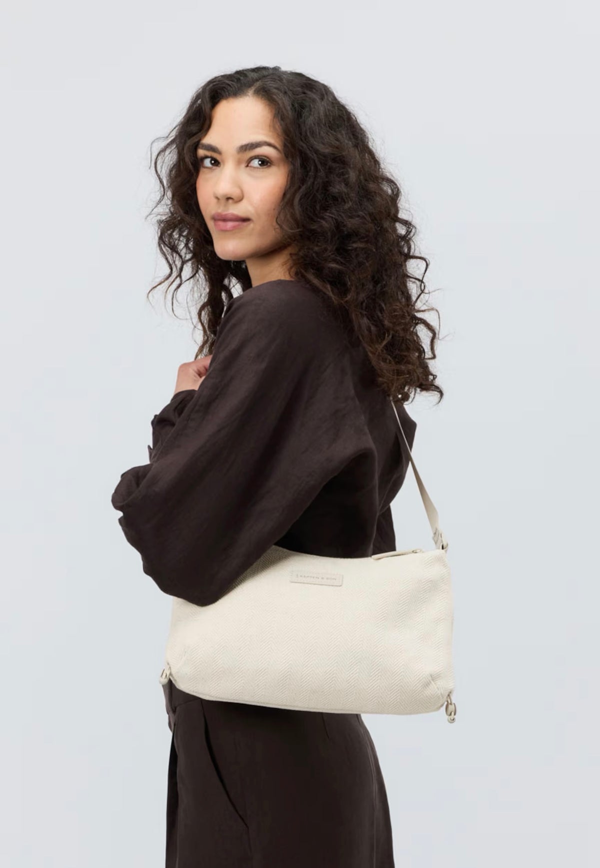 Kapten & Son Skara Small Ibiza Collection Sandstone Borsa a tracolla