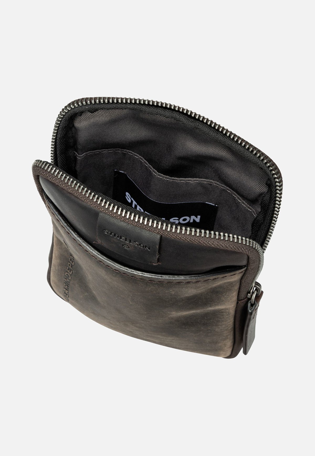 Strellson Brick Lane Brian XSVZ 1 Dark Brown Crossbody Bag