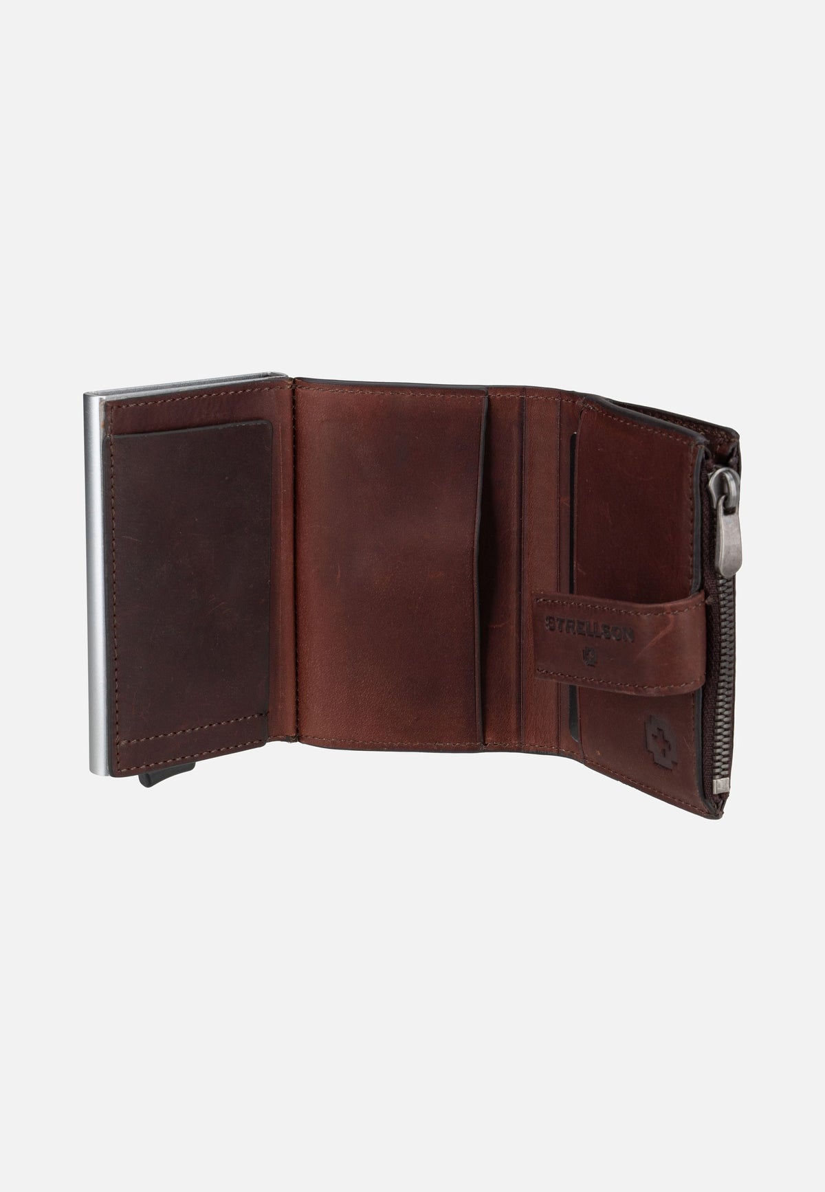 Strellson Brick Lane C Four E-Cage sv8 Dark Brown Wallet