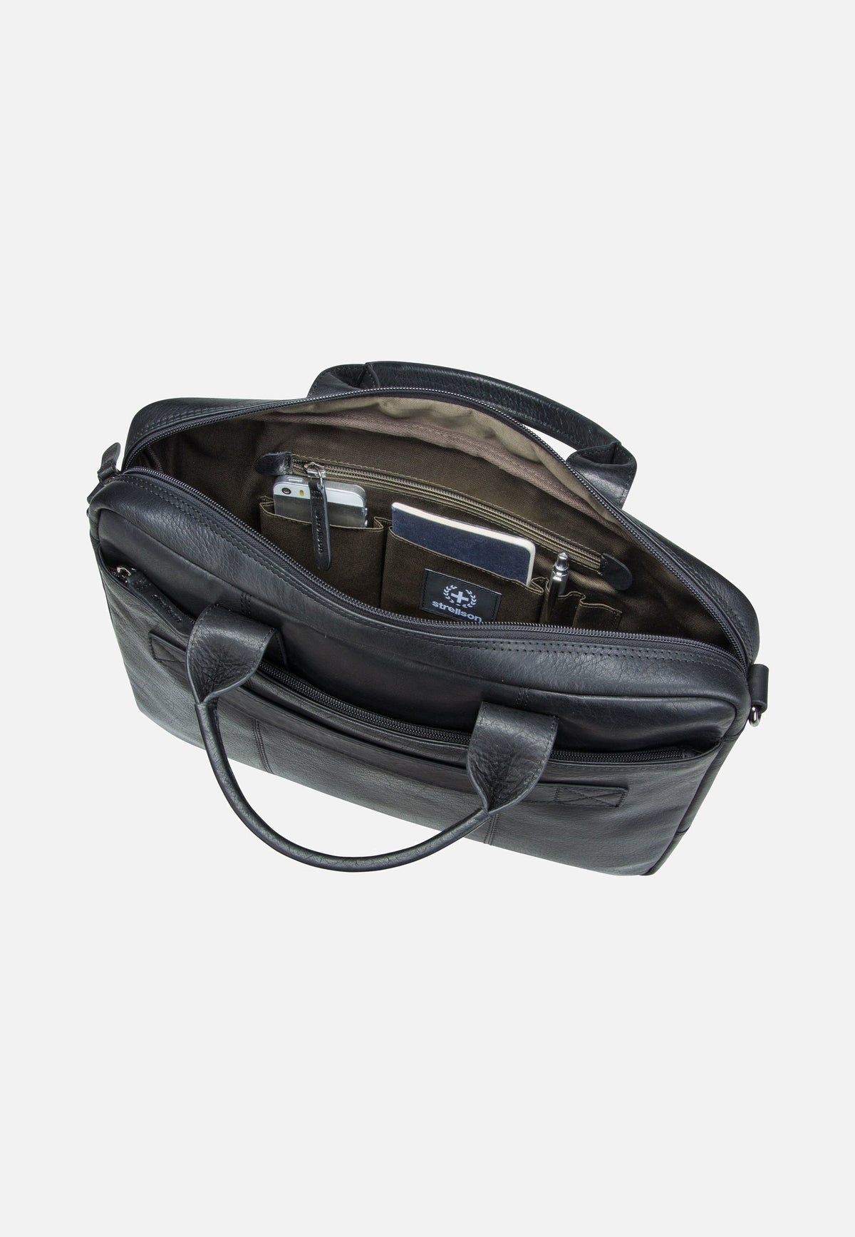Strellson Hyde Park BriefBag SHZ1 Black Briefcase
