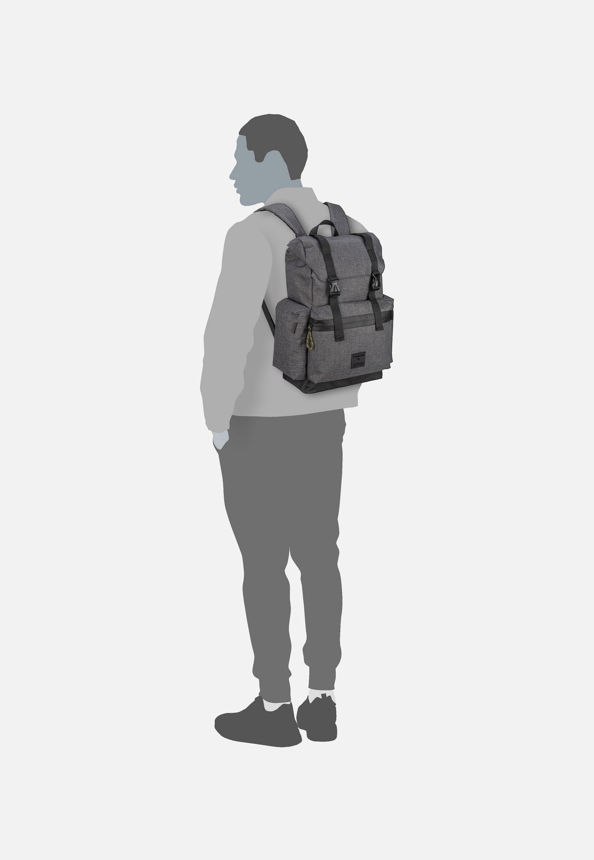 Strellson Northwood 2.0 Cooper LVF 1 Dark Grey Backpack
