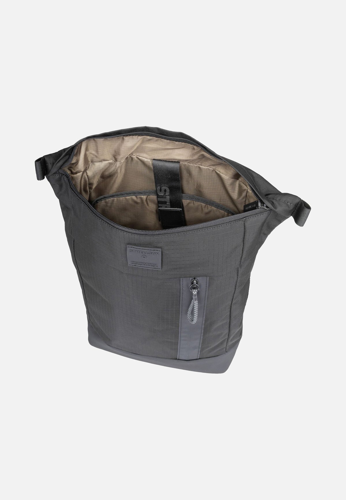 Strellson Northwood RS Eddie SVF Black Rolltop Backpack