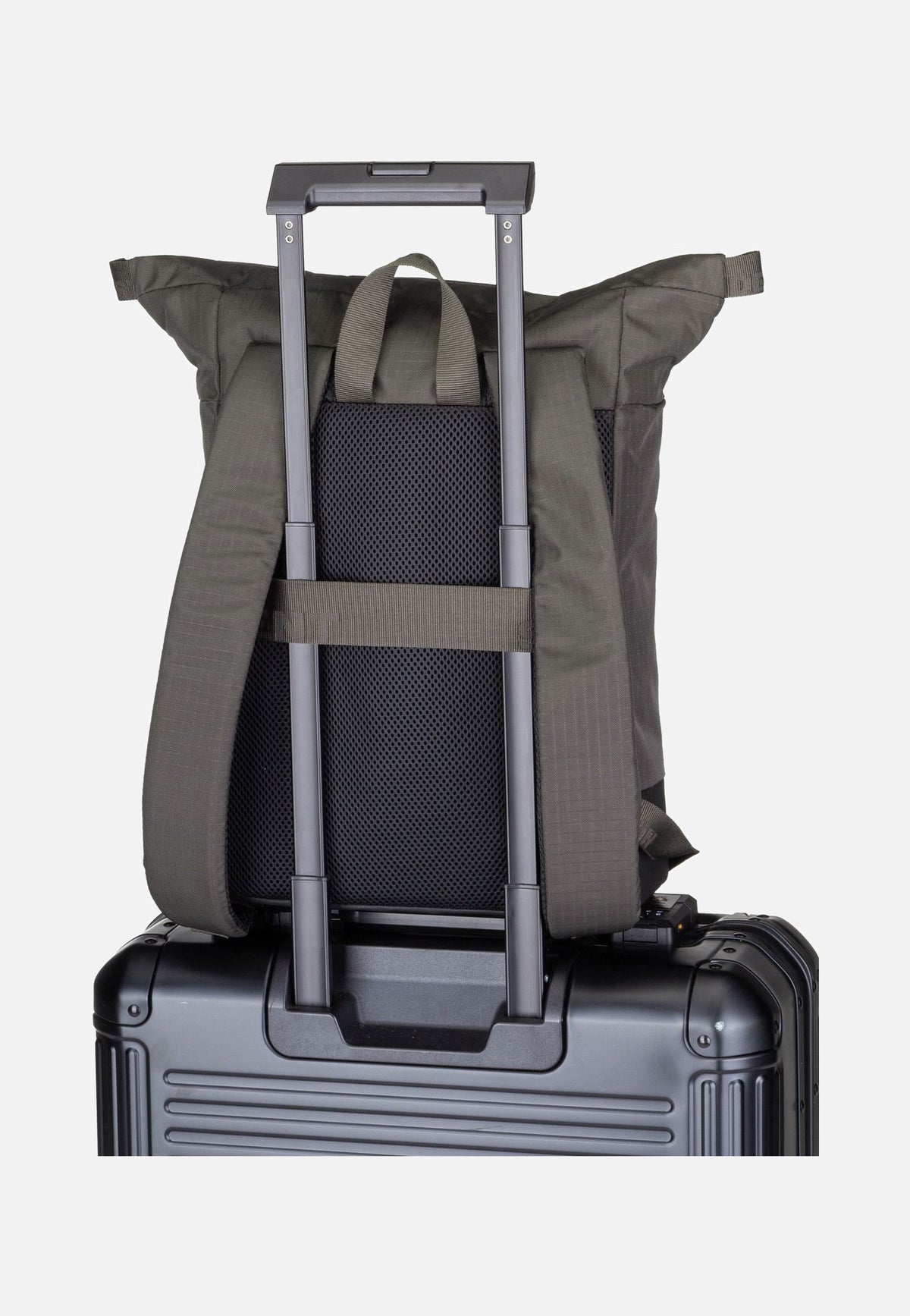 Strellson Northwood RS Eddie SVF Khaki Rolltop Backpack