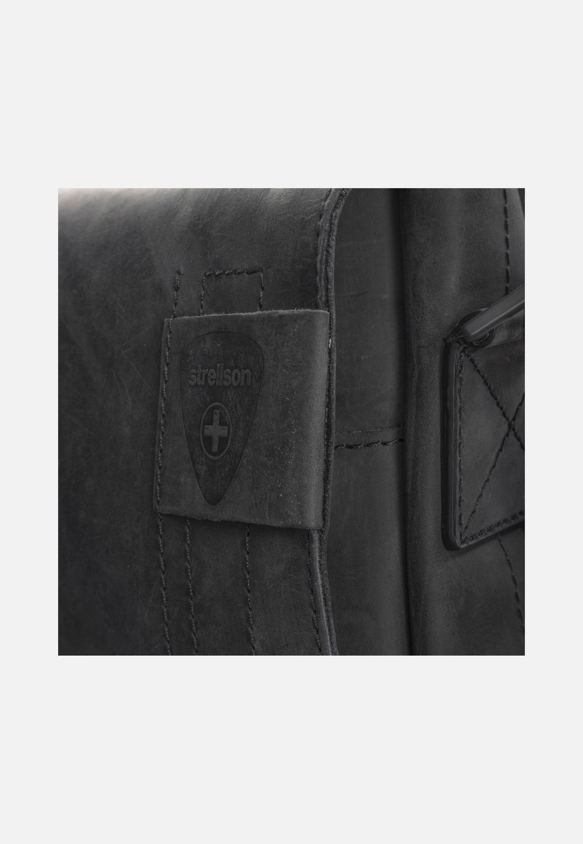 Strellson Richmond Messenger LH Black Messenger Bag