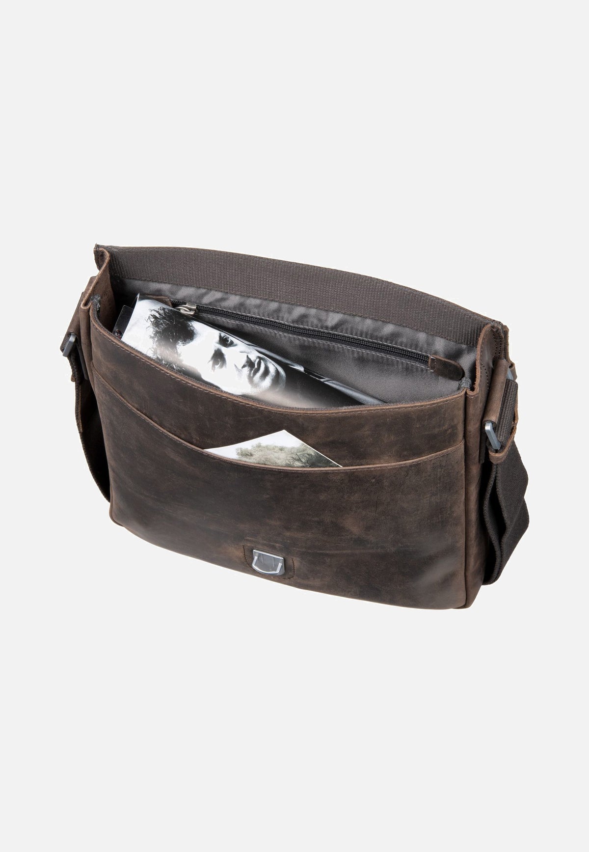 Strellson Richmond Messenger MV Dark Brown Crossbody Bag