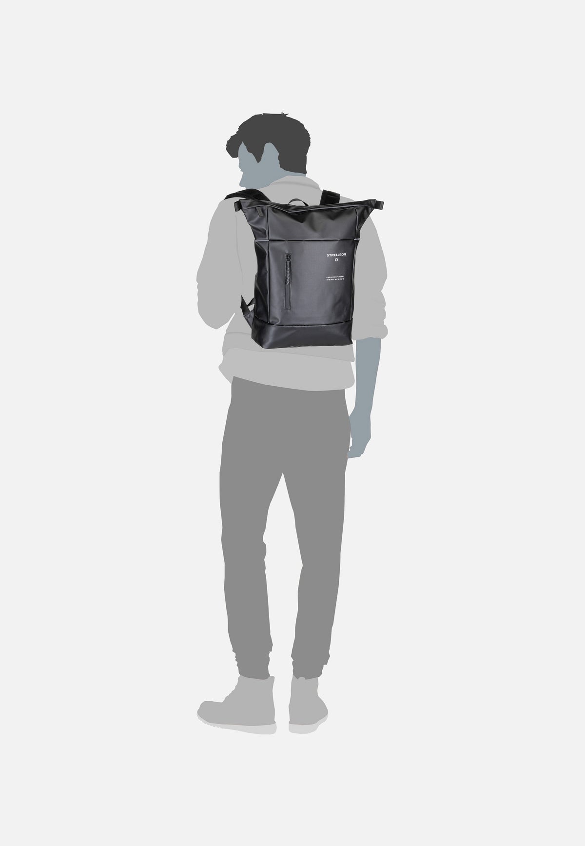 Strellson Stockwell 2.0 Sebastian SVZ Black Backpack