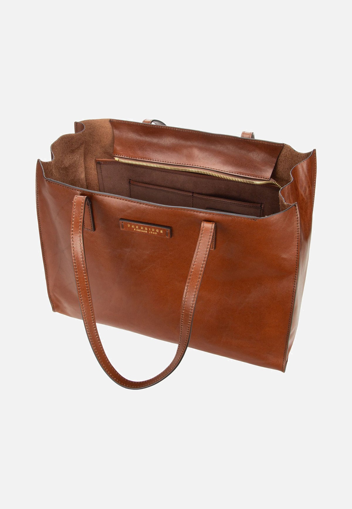 The Bridge Mirra Shopping with Zip 1314 Marrone/Oro Acquirente