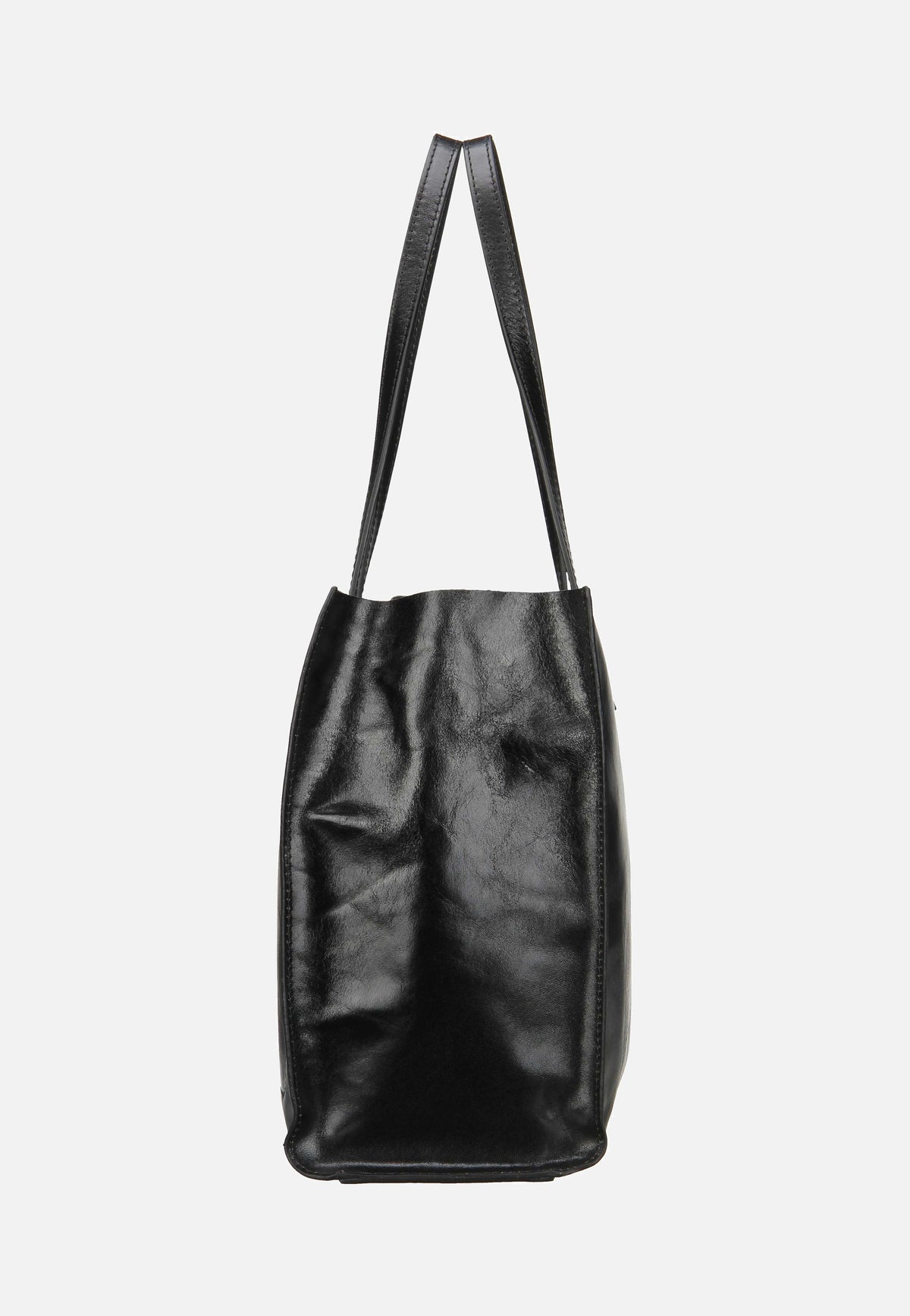 The Bridge Mirra Shopping with Zip 1314 Nero/Oro Acquirente
