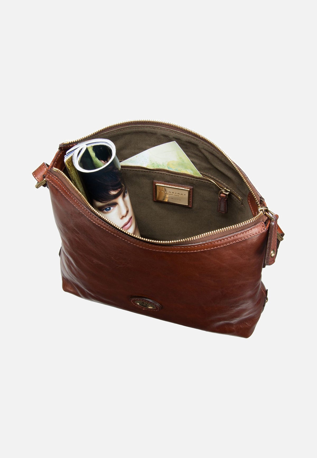 The Bridge Story Donna Handtasche Braun Borsa a marsupio