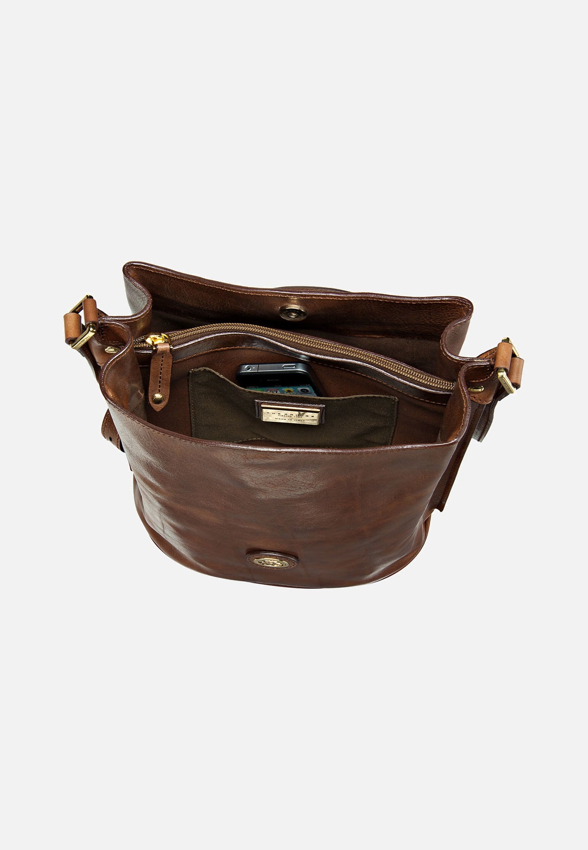 The Bridge Story Donna Ledertasche Braun Borsa a marsupio
