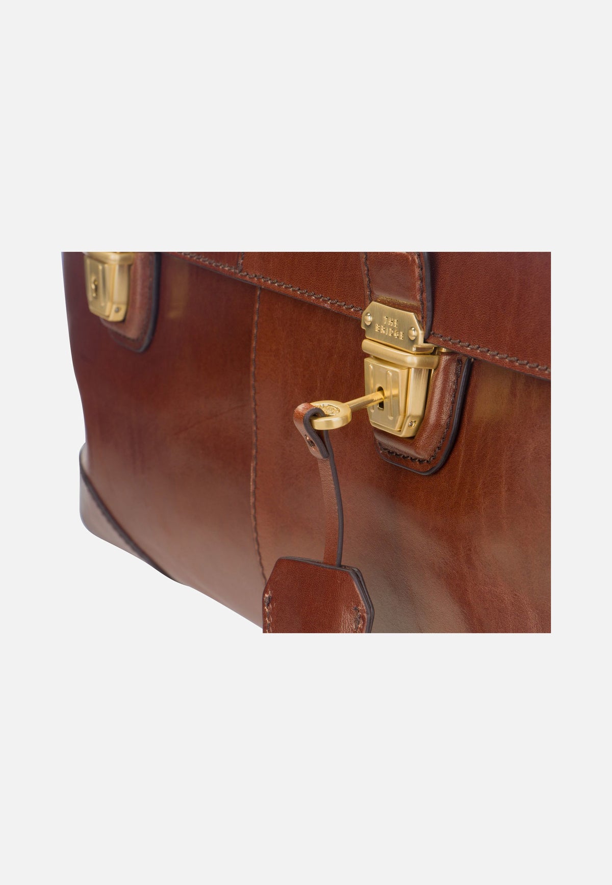 The Bridge Vespucci 3610 Marrone Briefcase